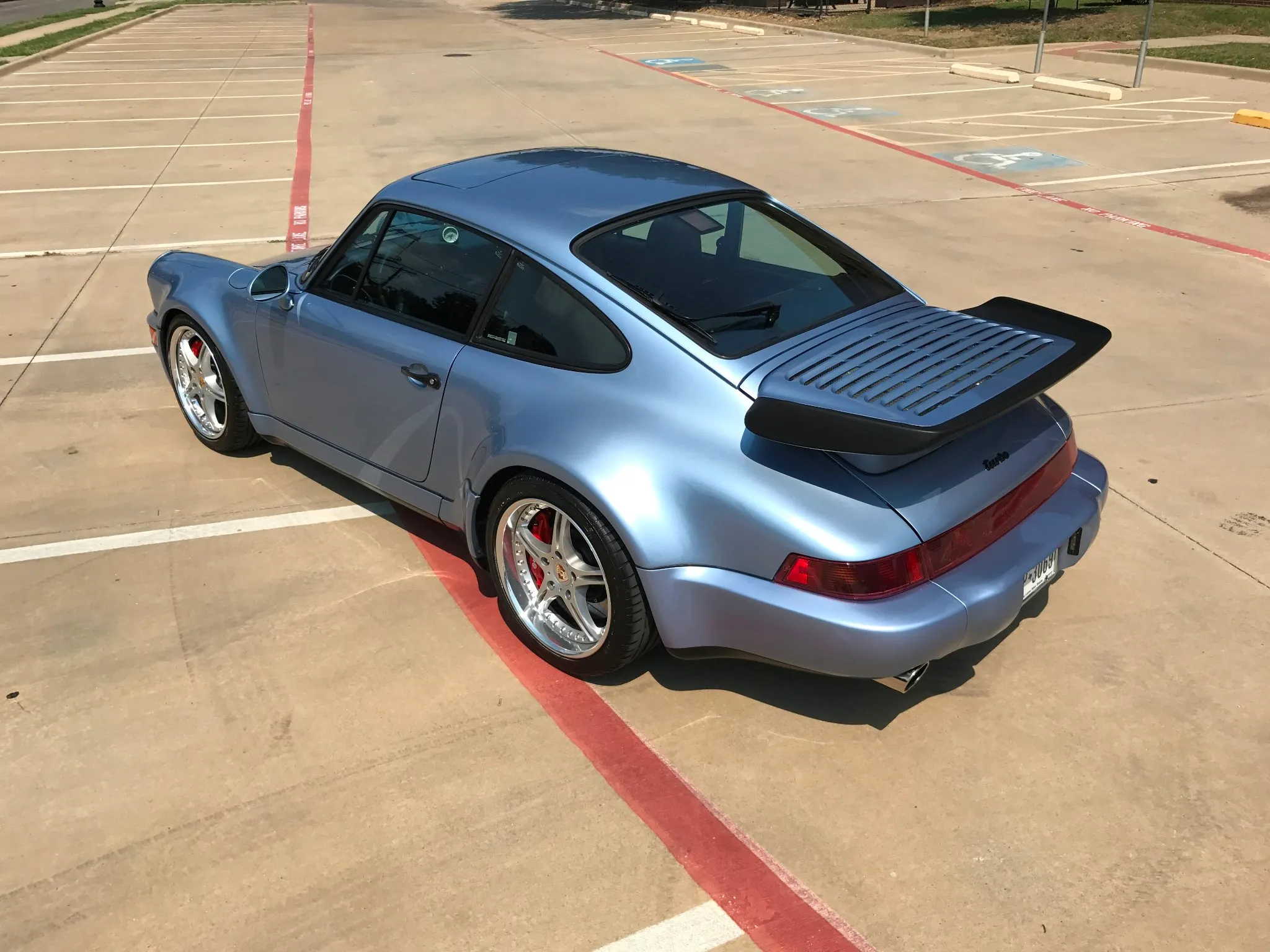 1991 Porsche 911 Turbo in Horizon Blue Metallic