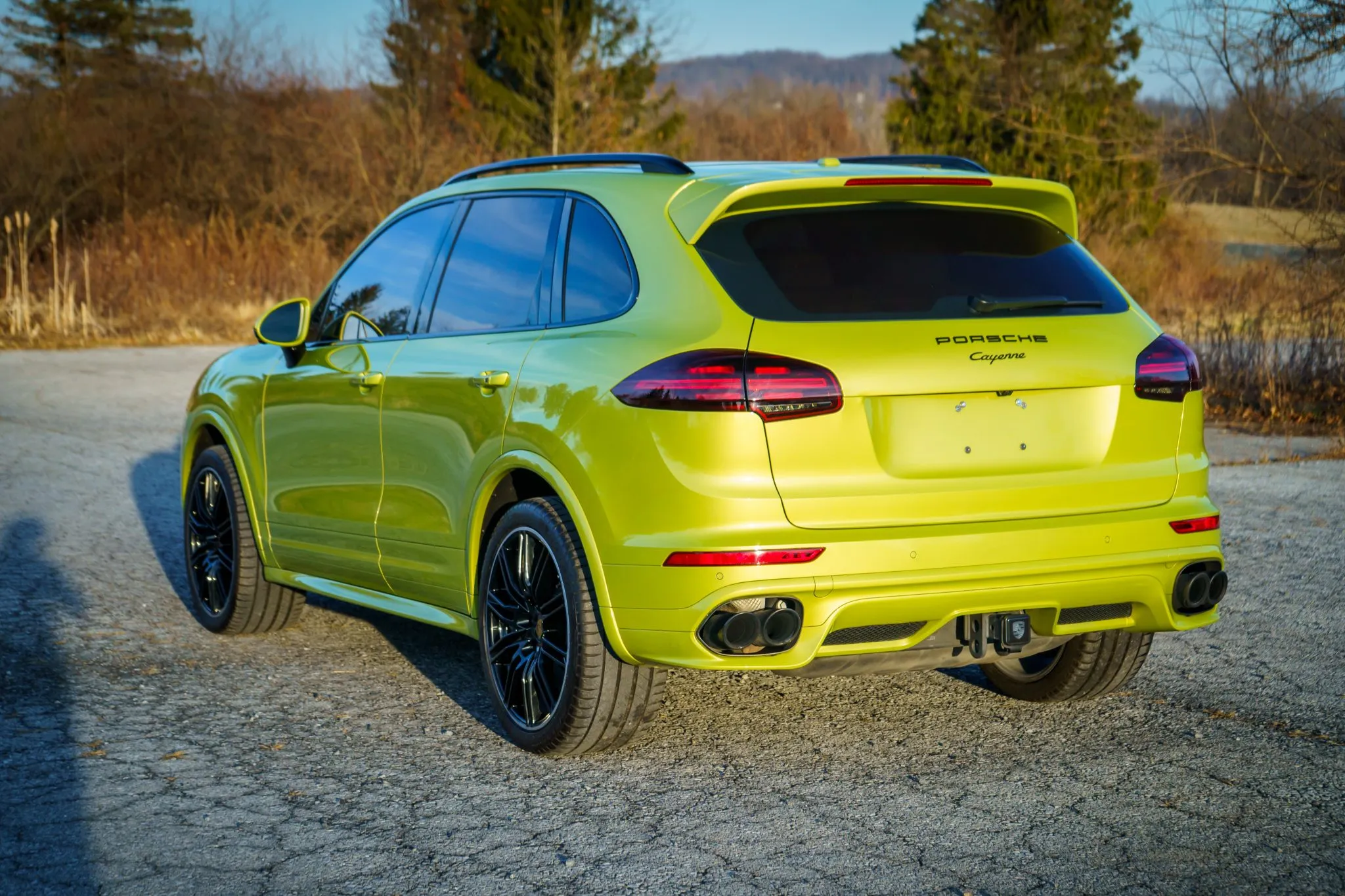 2016 Porsche Cayenne Turbo S in Peridot Metallic