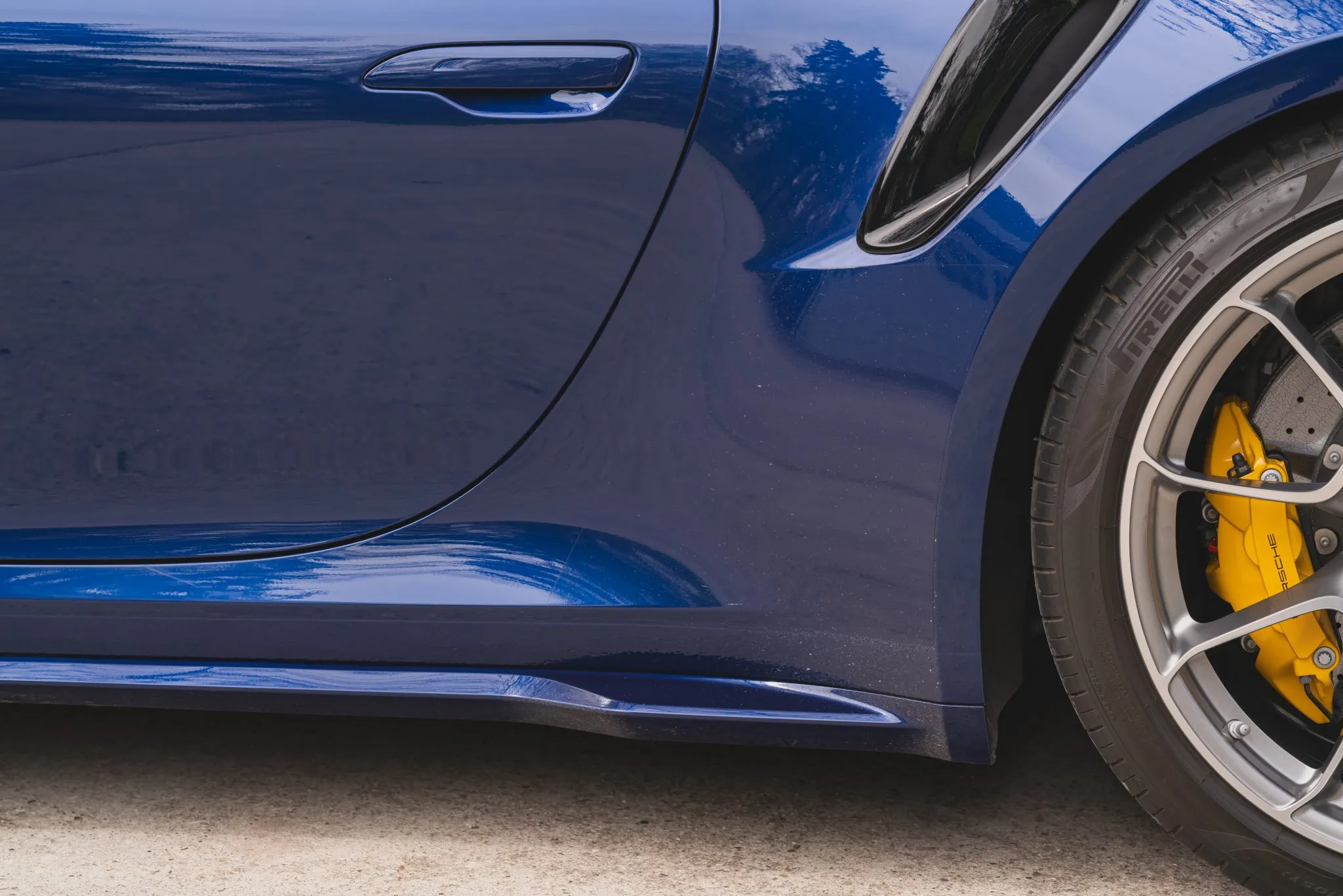 2023 Porsche 911 Turbo S Coupe in Gentian Blue Metallic