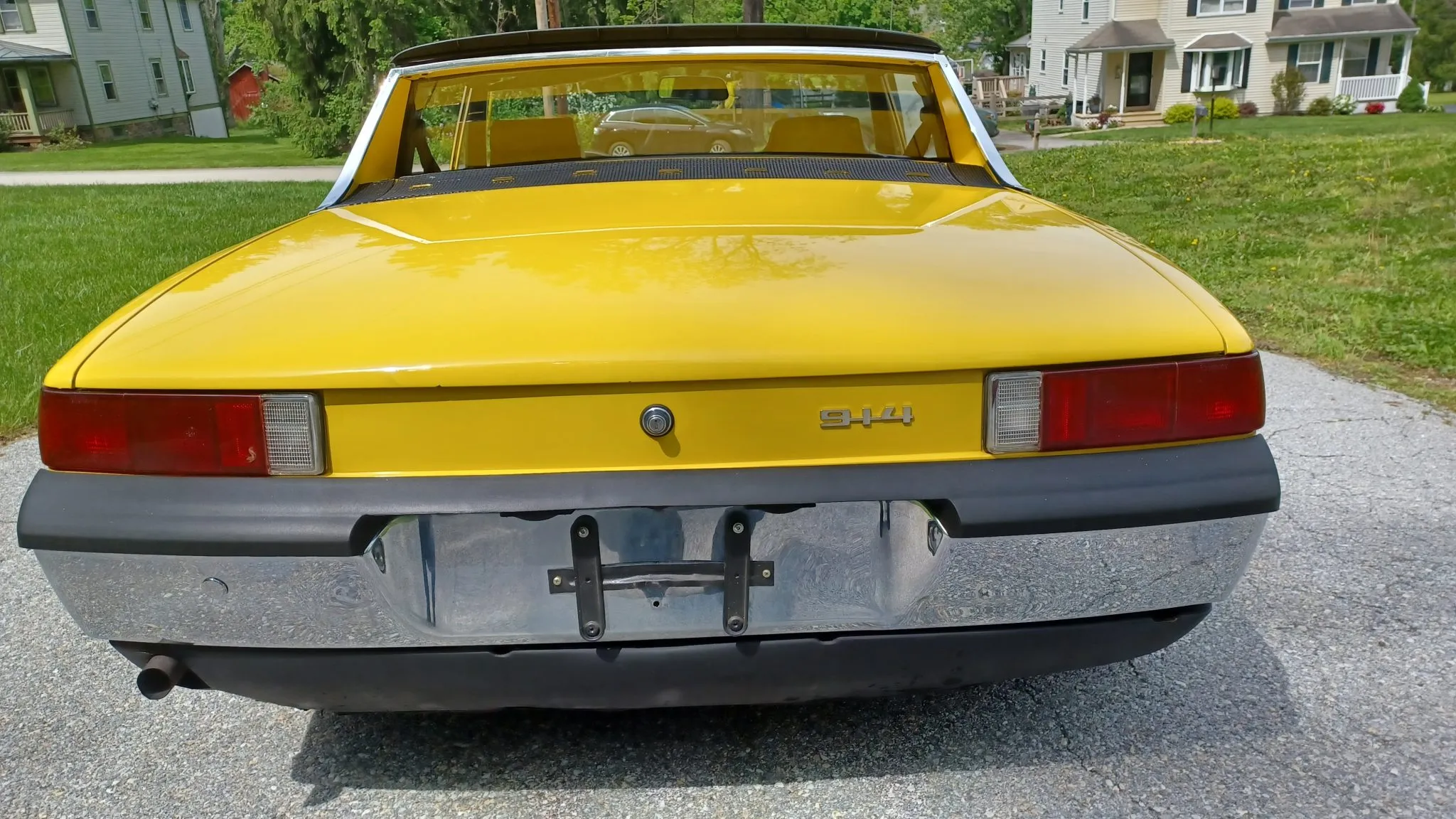 1971 Porsche 914 in Lemon Yellow