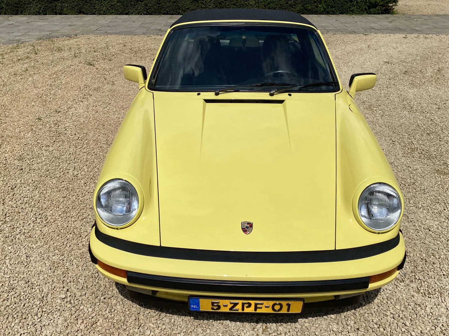 1988 Porsche 911 Targa in Lime Yellow