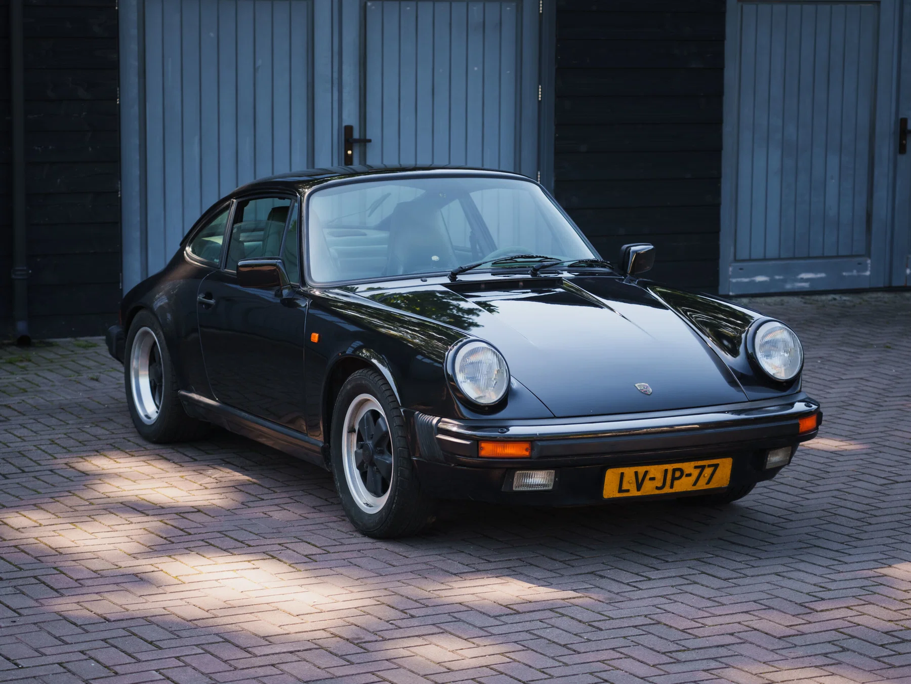 1988 Porsche 911 Carrera 3.2 In Satin Black Metallic