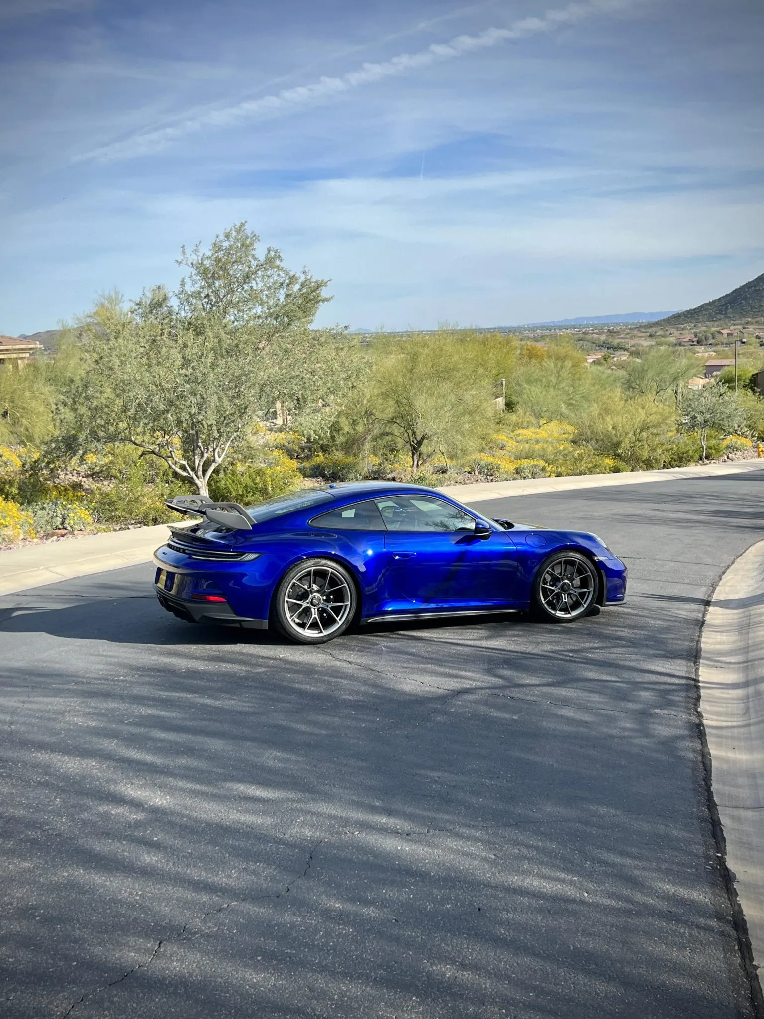 2022 Porsche 911 GT3 in San Marino Blue