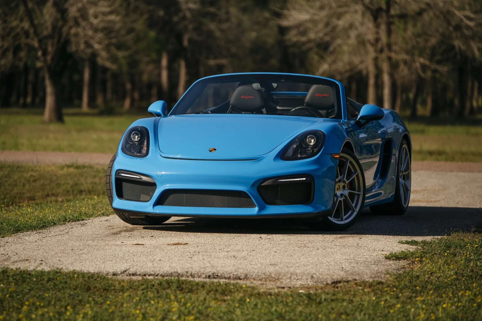 2016 Porsche Boxster Spyder in Mexico Blue