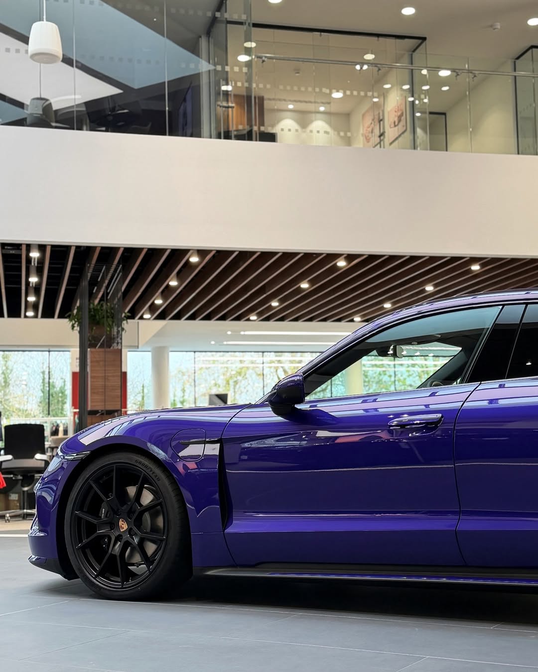 2025 Porsche Taycan 4S in Purple Sky Metallic