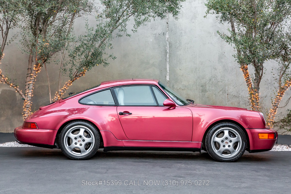1994 Porsche 911 Carrera 4 Widebody Coupe in Rhodamine Red Metallic