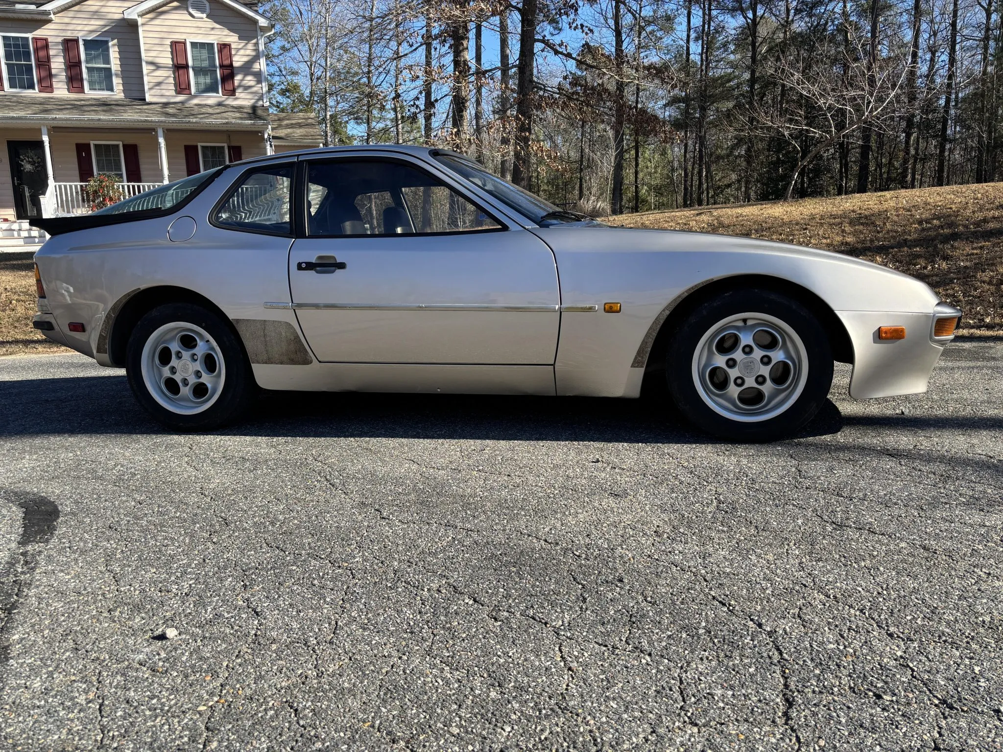 Euro 1984 Porsche 944 In Zermatt Silver Metallic