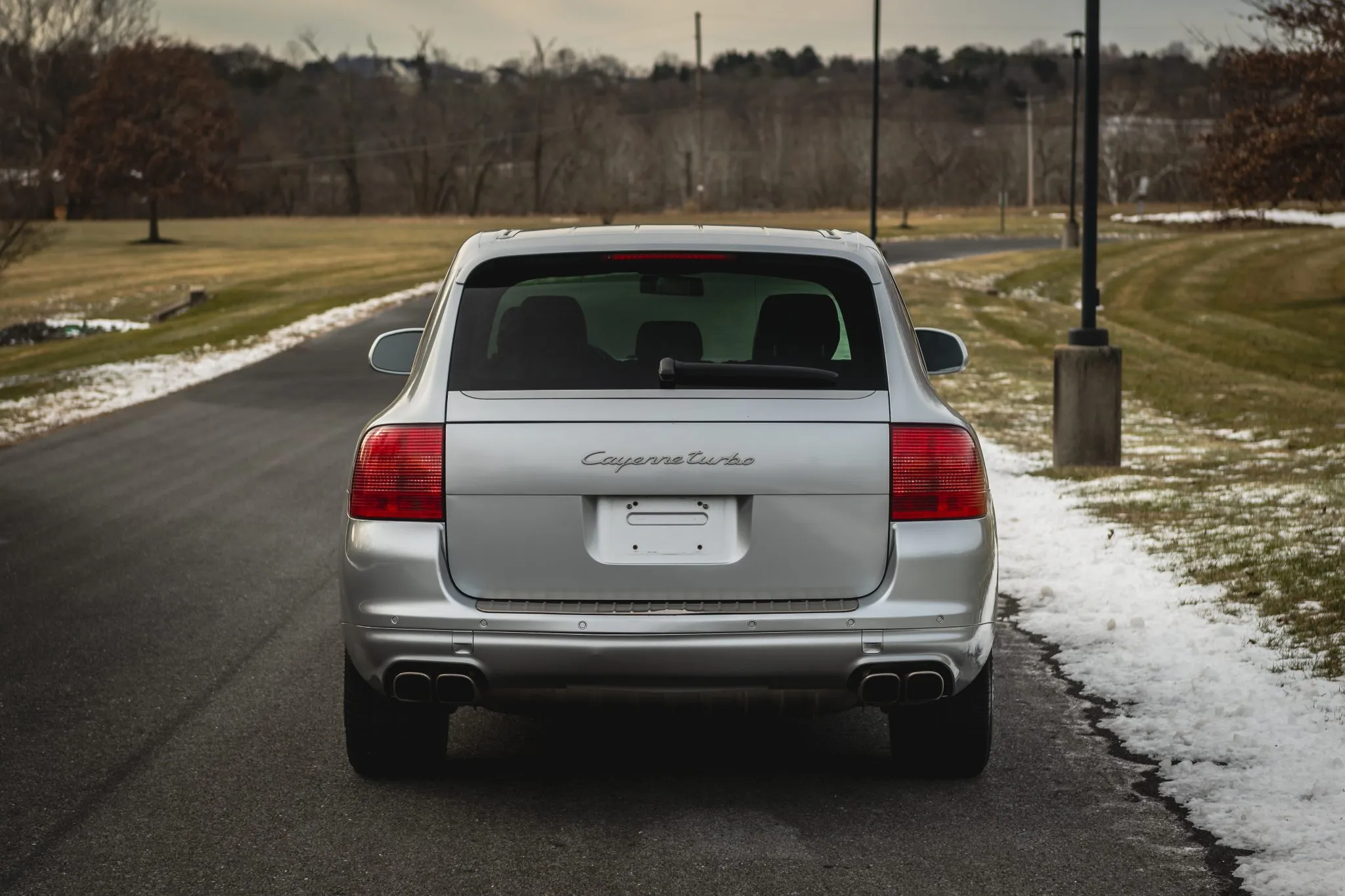 2004 Porsche Cayenne Turbo in Crystal Silver Metallic