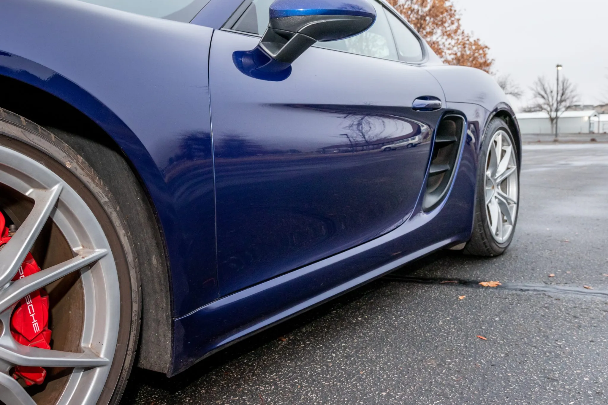 2020 Porsche 718 Cayman S in Gentian Blue Metallic