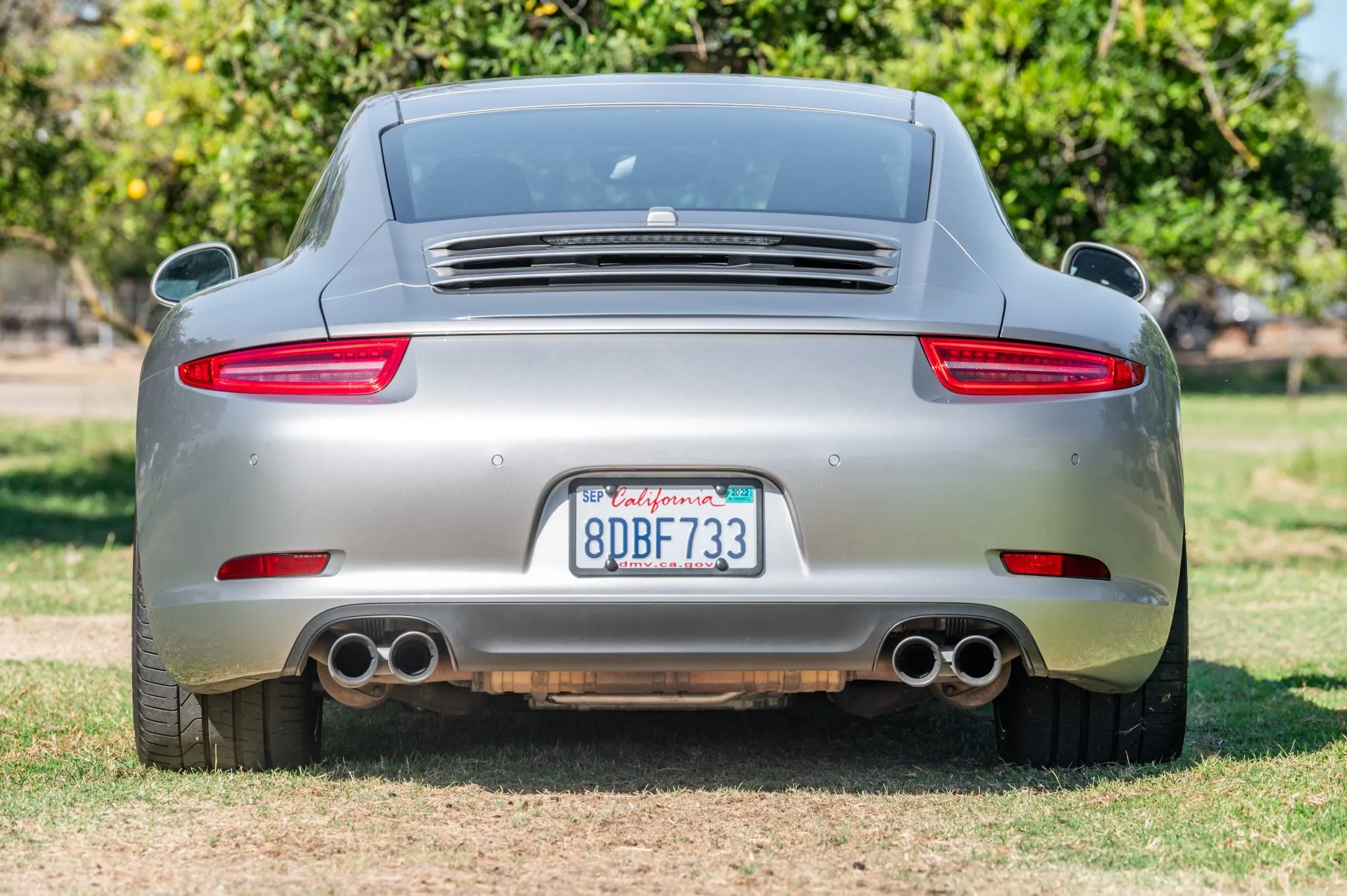 2012 Porsche 911 Carrera S Coupe in Platinum Silver Metallic