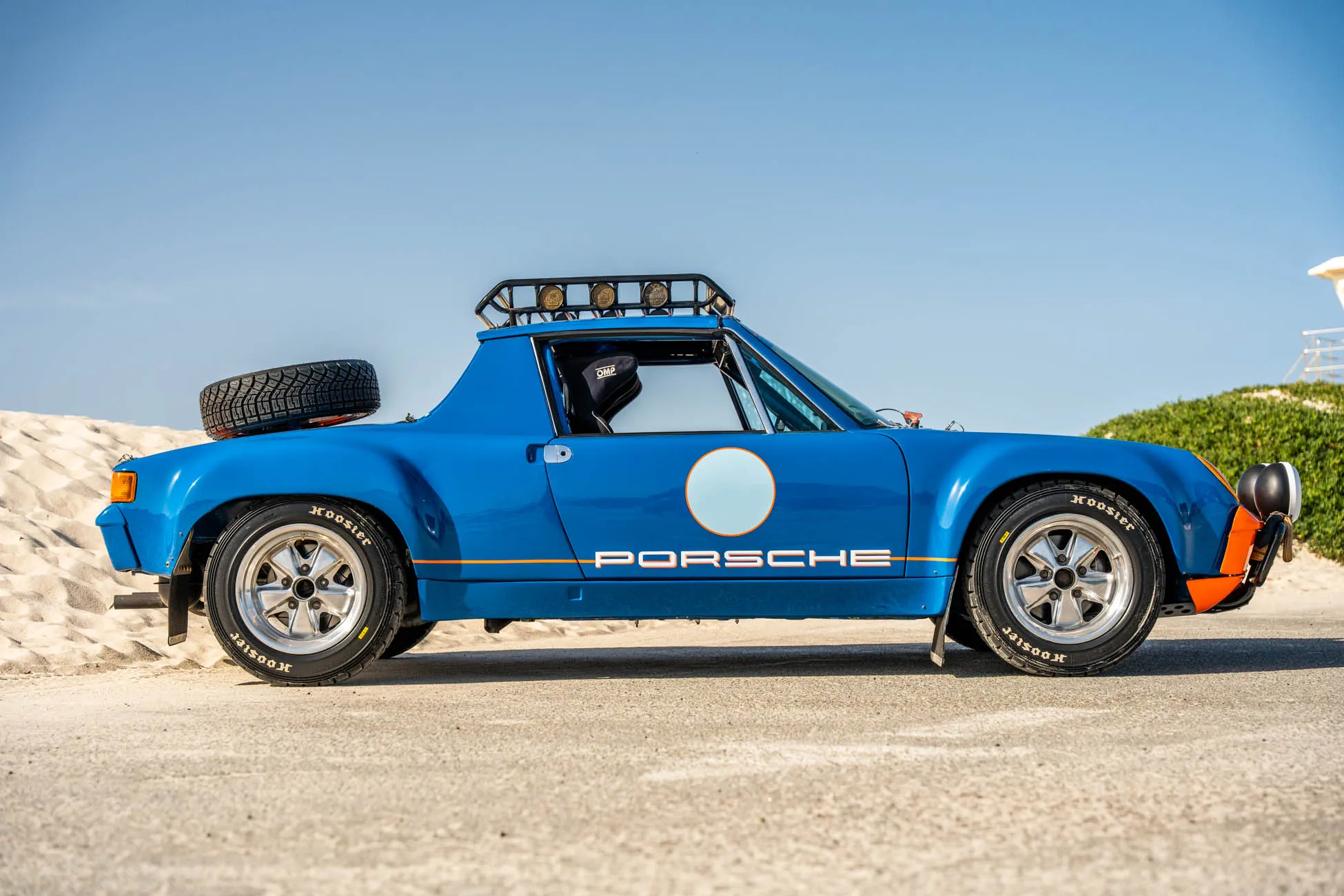 Safari-Style 1975 Porsche 914 2.7L Race Car in Laguna Blue