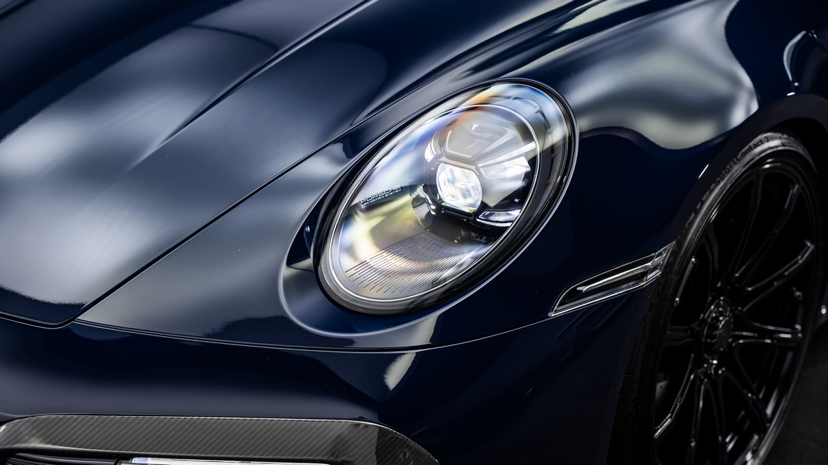 2024 Porsche 911 Turbo S Cabriolet BRABUS 900 in Deep Blue Metallic