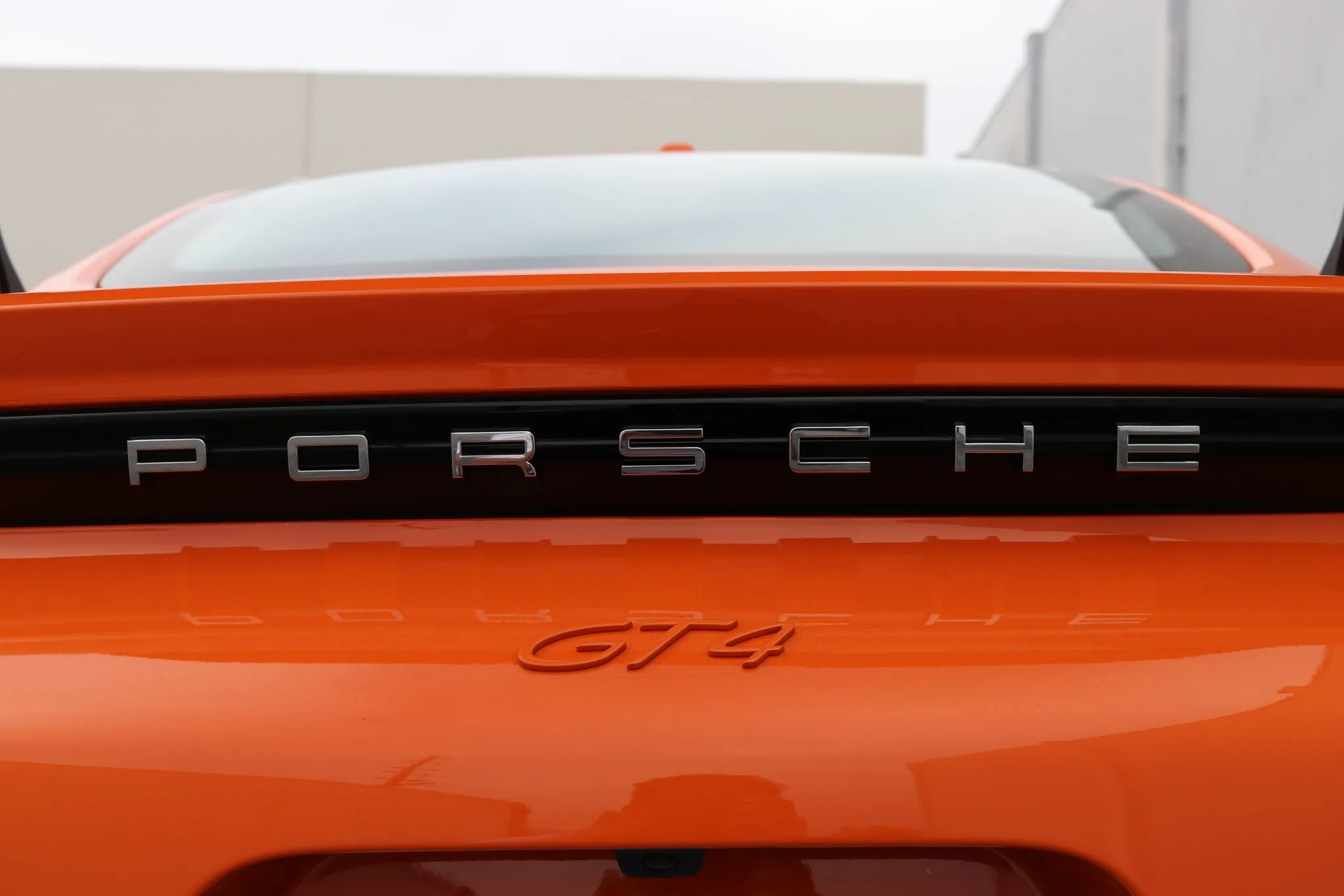 2021 Porsche 718 Cayman GT4 in Pastel Orange