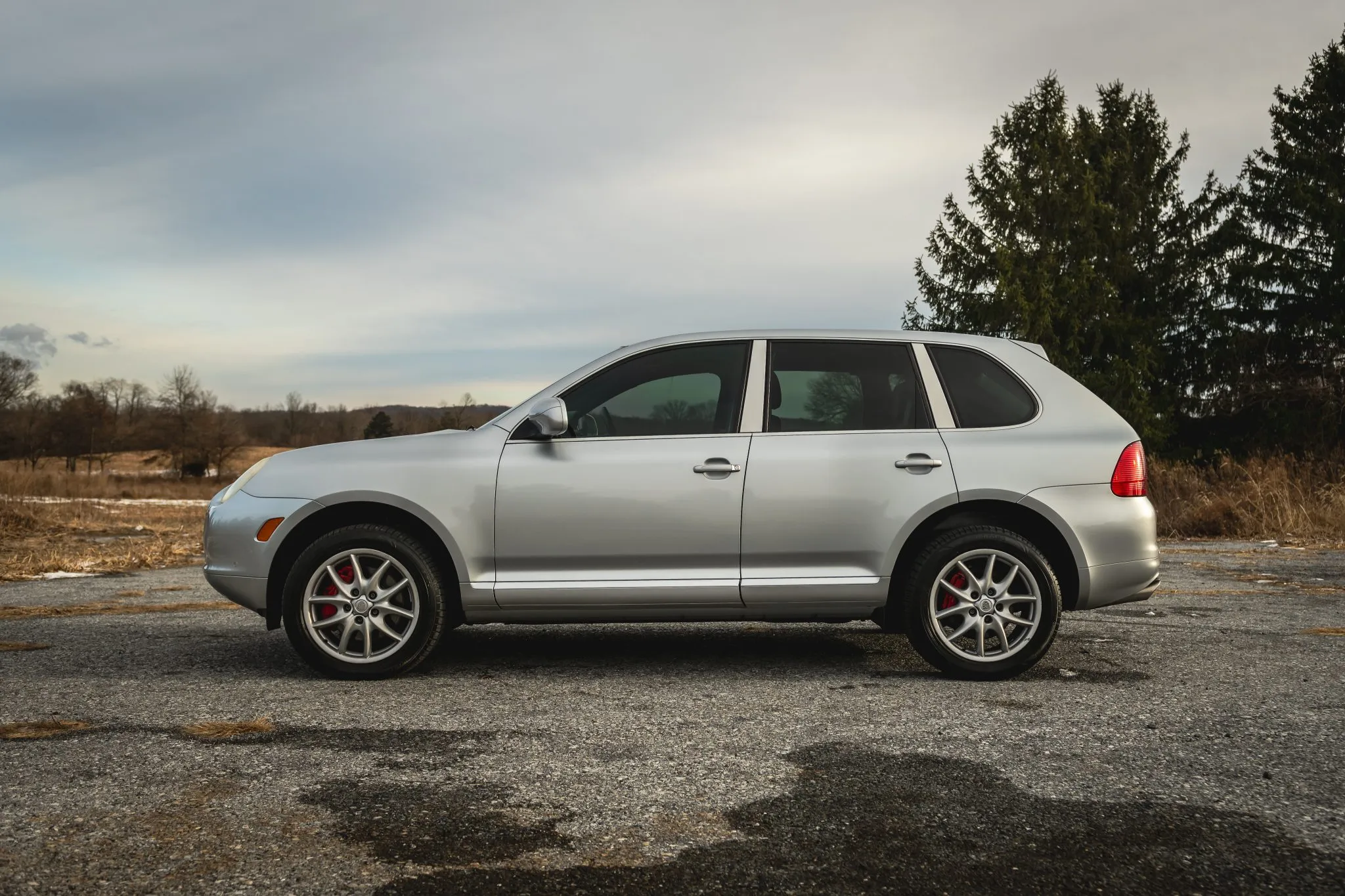2004 Porsche Cayenne Turbo in Crystal Silver Metallic