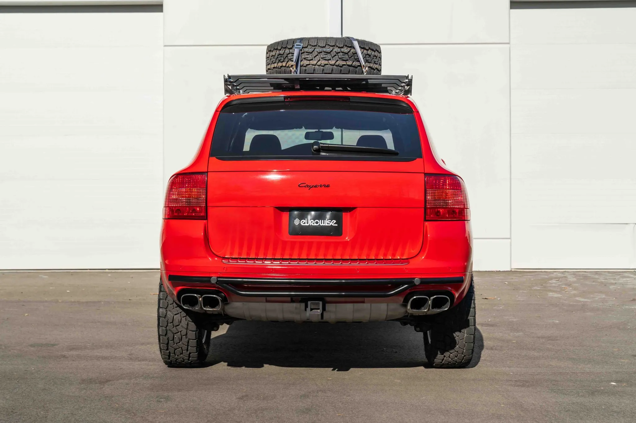 2005 Porsche Cayenne Turbo in Guards Red