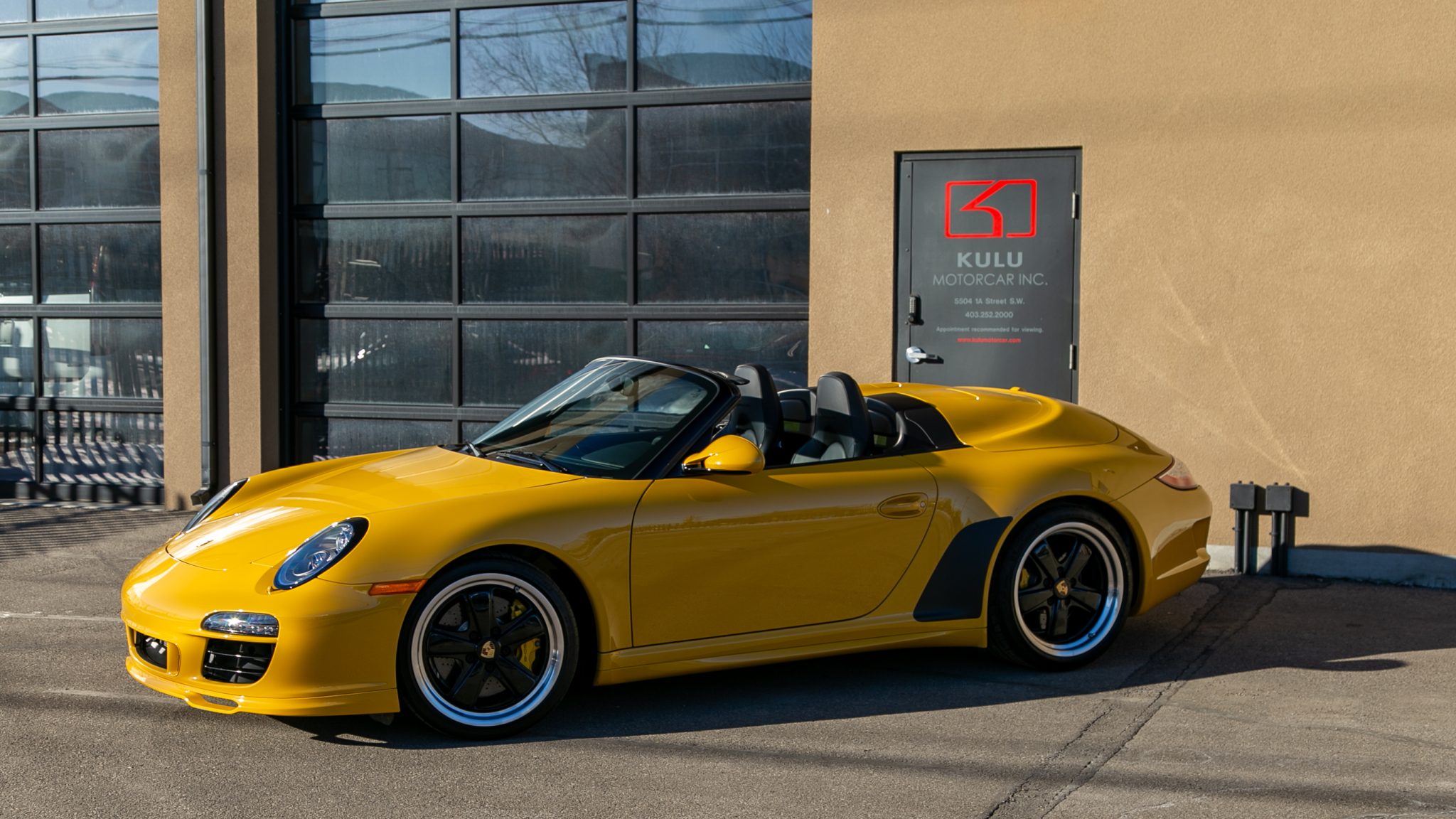 2011 Porsche 911 Speedster In Speed Yellow