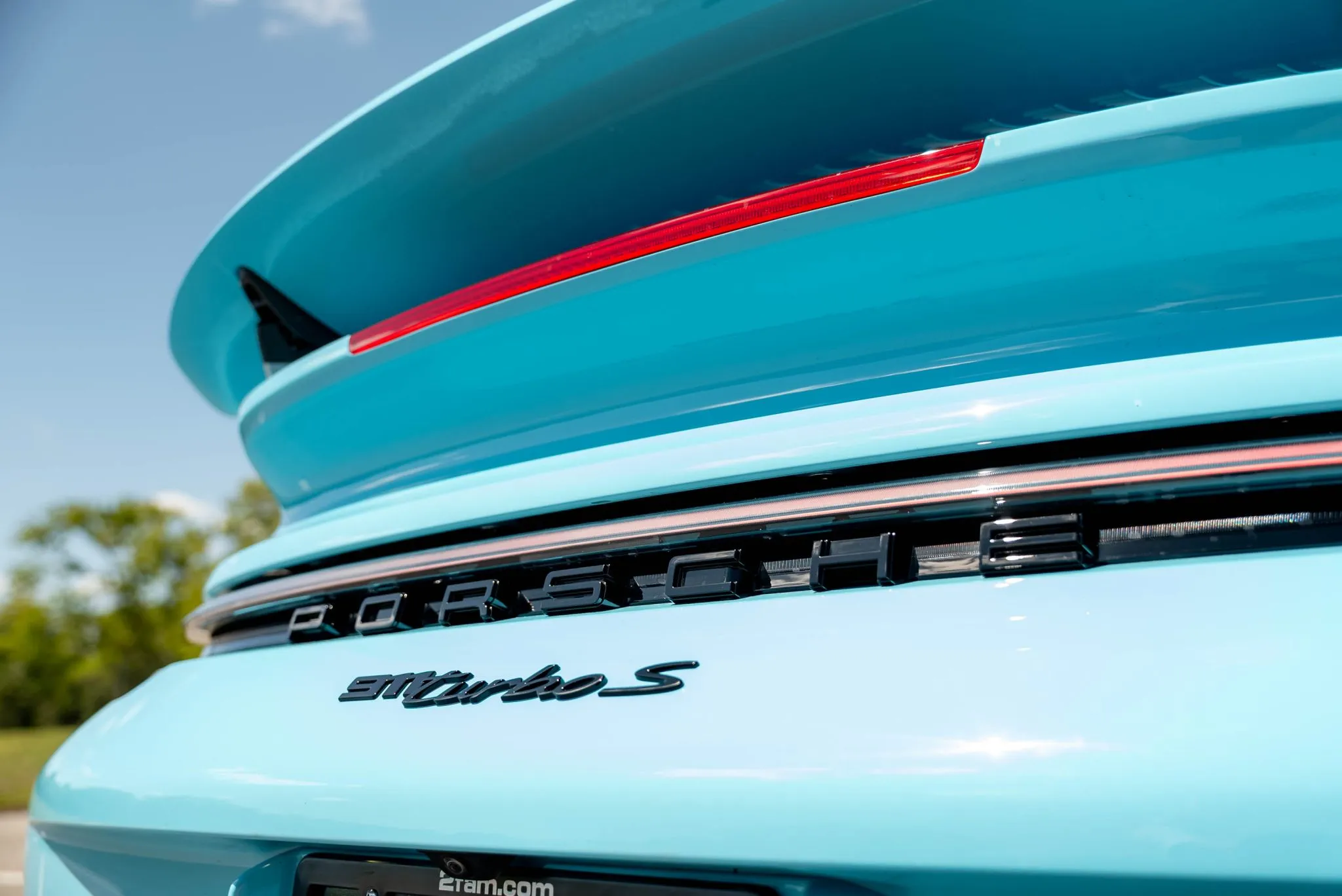 2024 Porsche 911 Turbo S Cabriolet in Olympic Blue