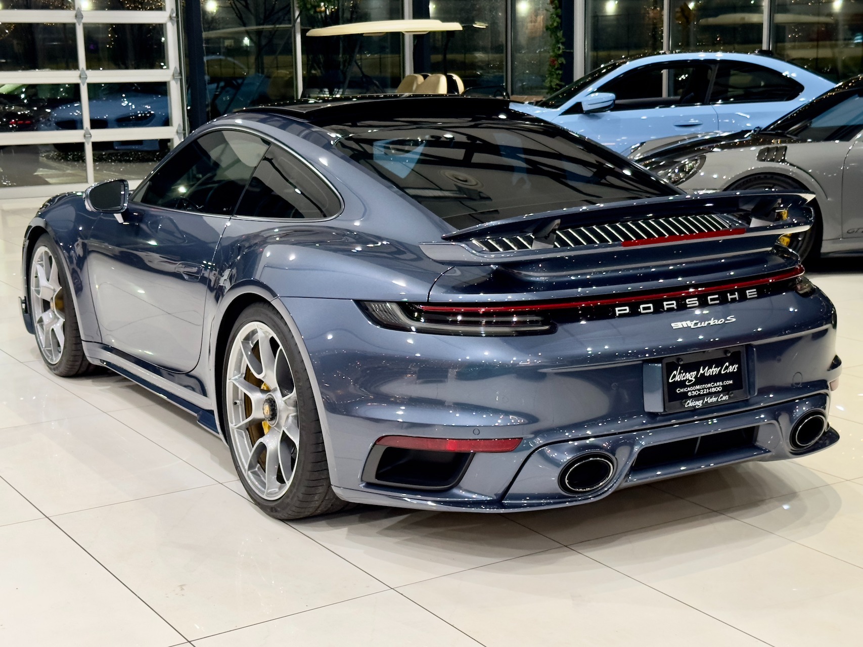 2022 Porsche 911 Turbo S Coupe in Yachting Blue Metallic 