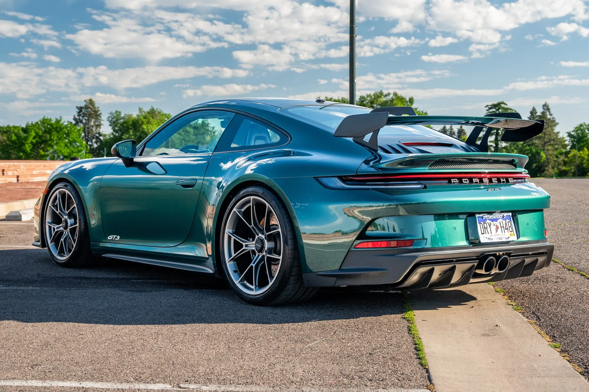 2022 Porsche 911 GT3 in Racing Green Metallic