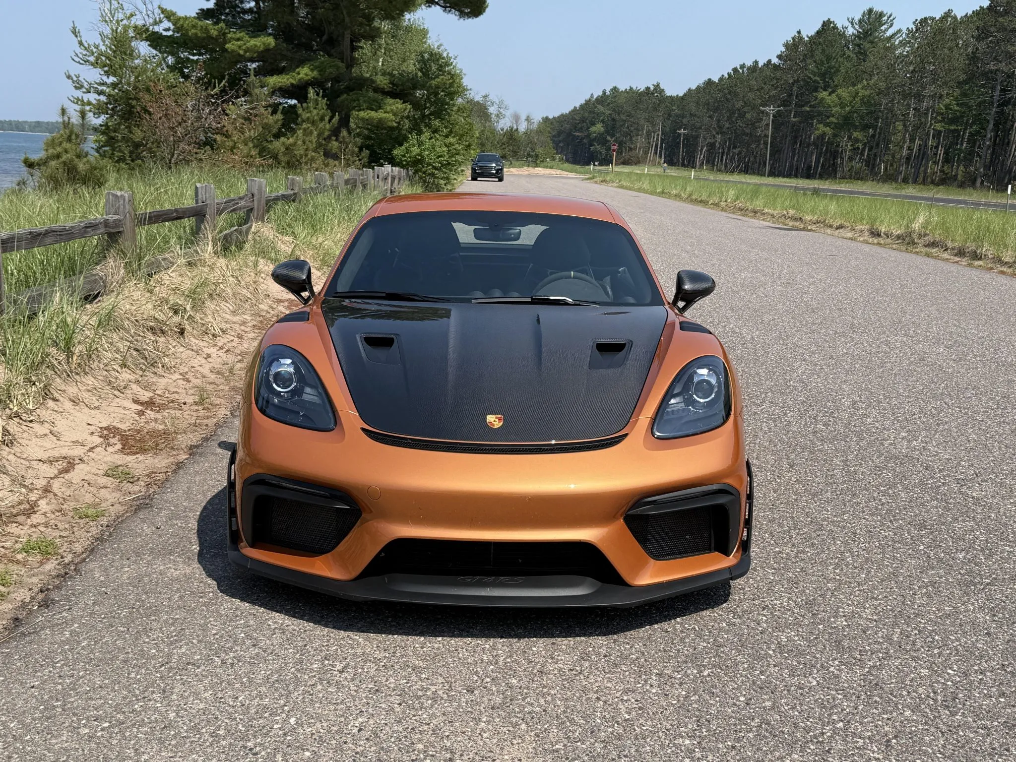 2023 Porsche 718 Cayman GT4 RS Weissach in Nordic Gold Metallic