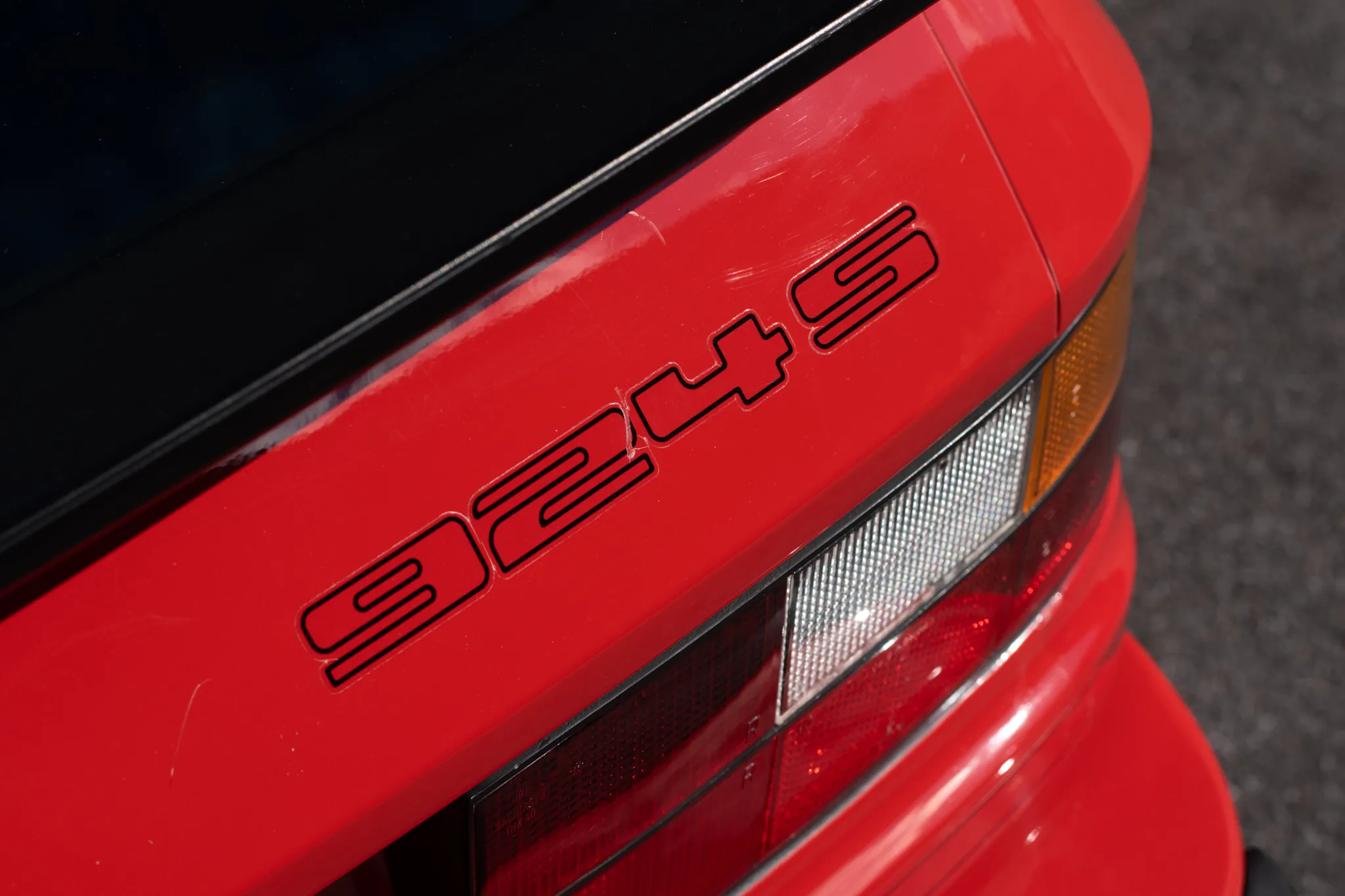 1987 Porsche 924S in Guards Red