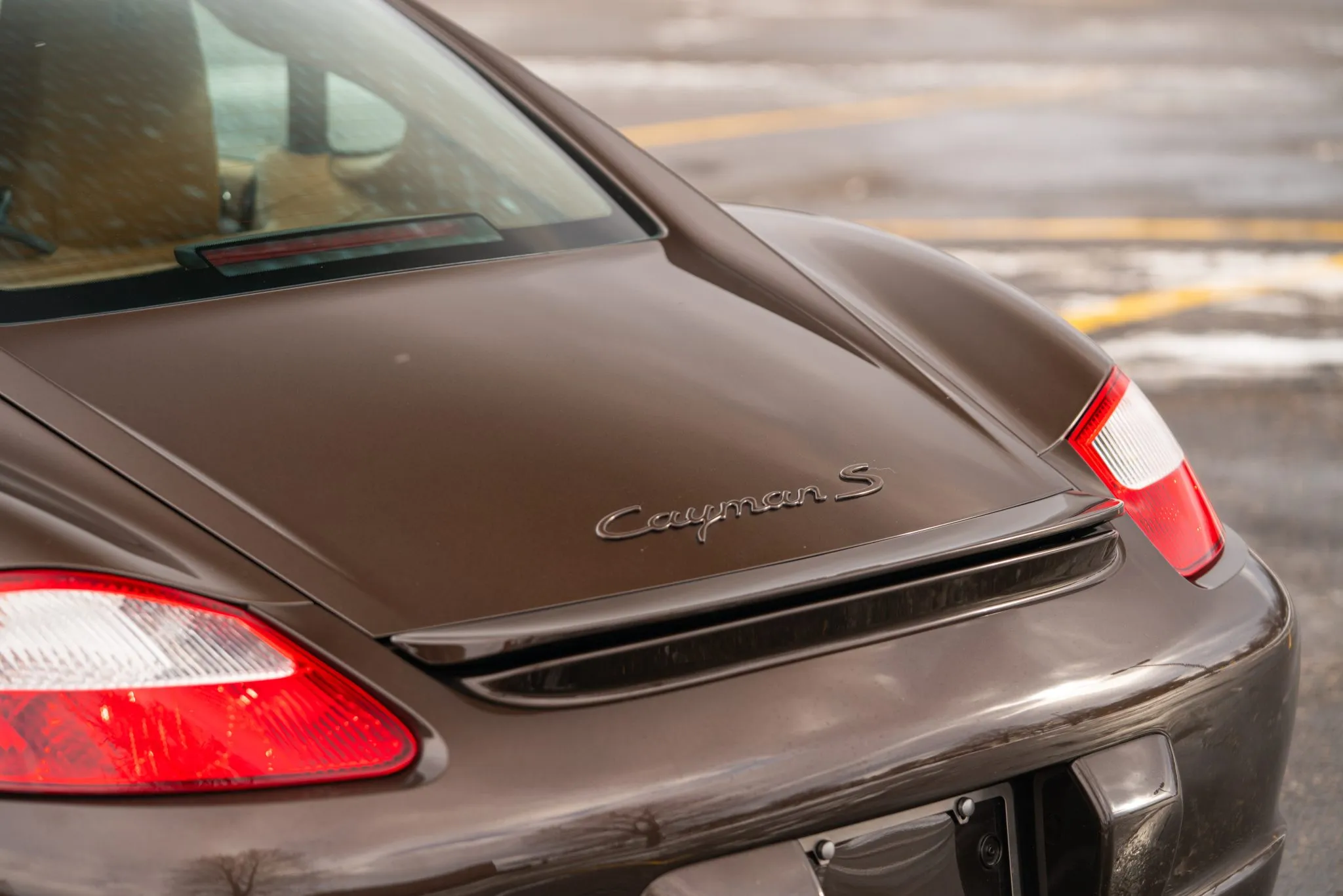 2008 Porsche Cayman S in Macadamia Metallic