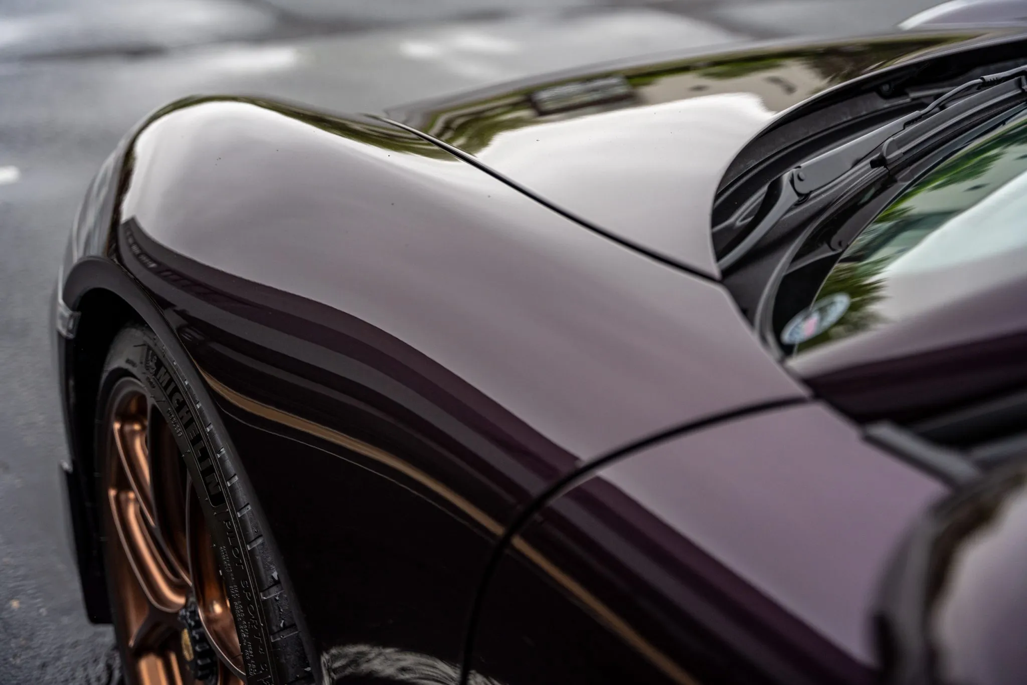 2017 Porsche 911 Turbo S Coupe in Amethyst
