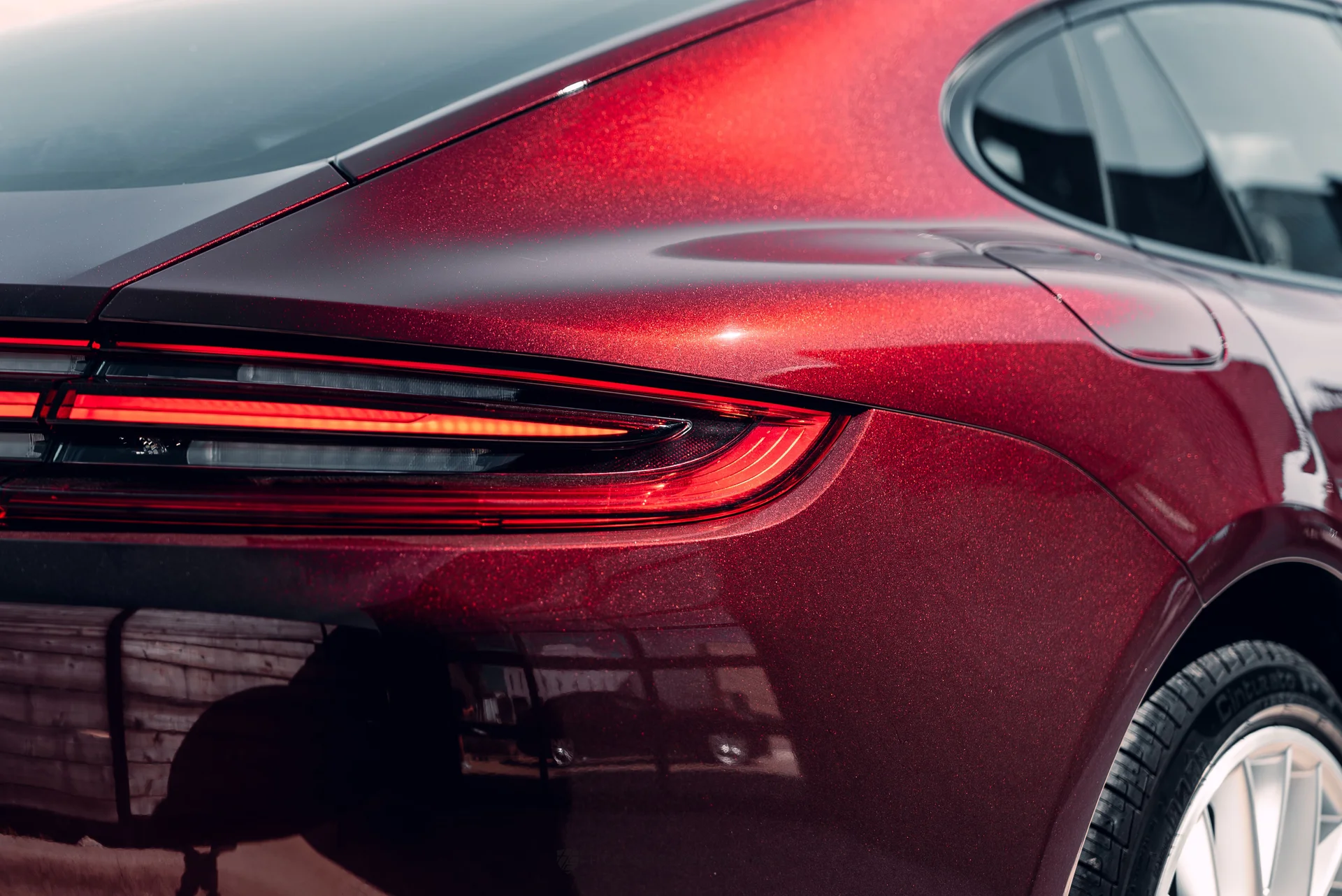 2019 Porsche Panamera in Burgundy Red Metallic 