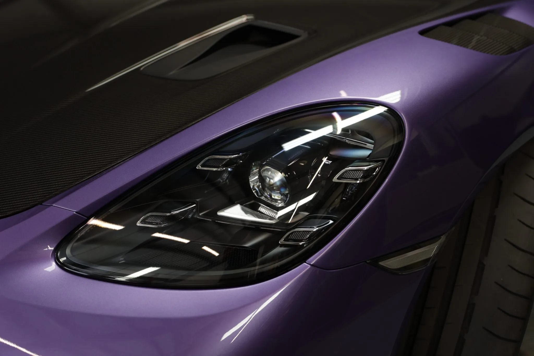 2023 Porsche 718 Cayman GT4 RS In Viola Purple Metallic