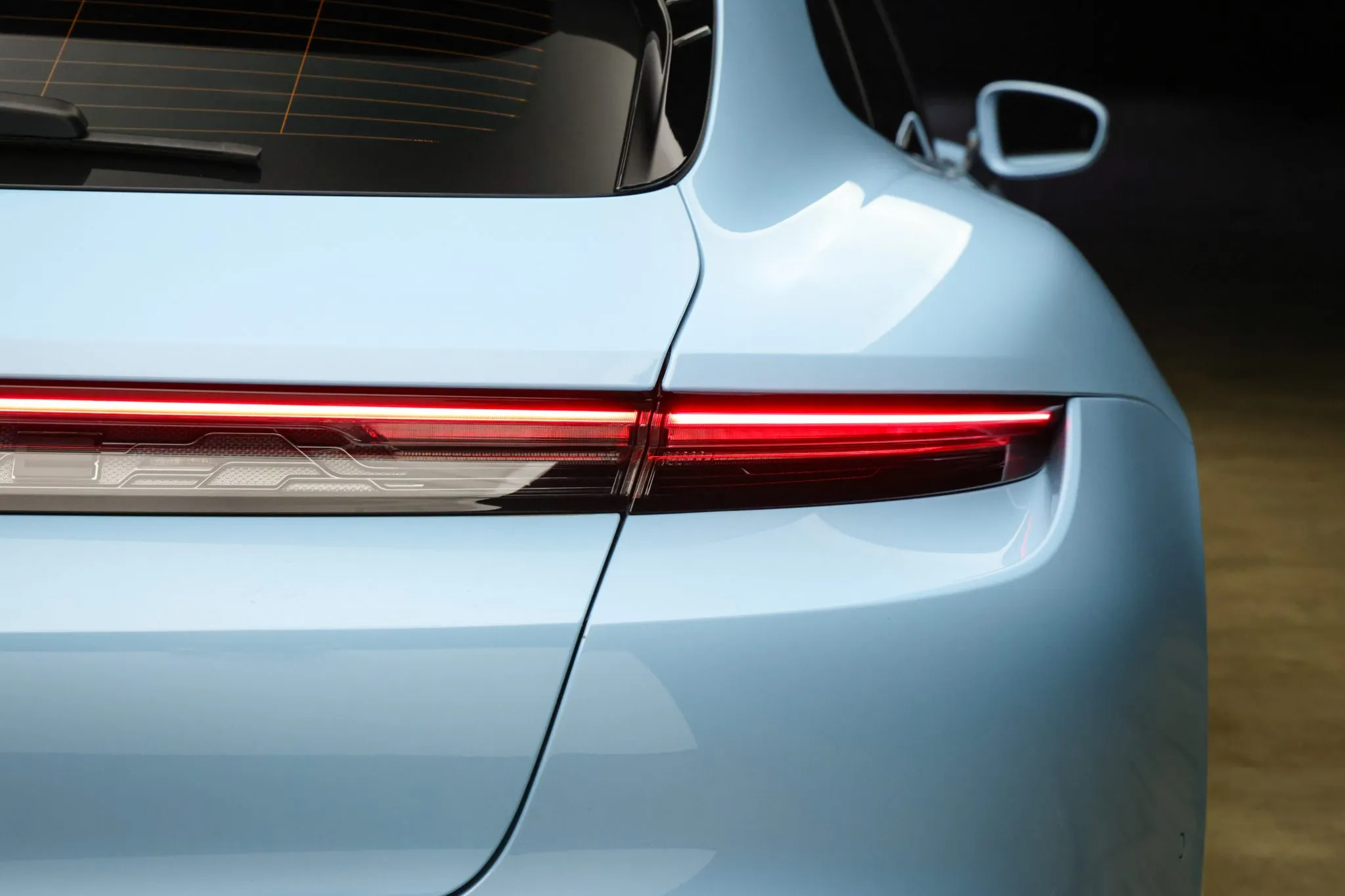 2023 Porsche Taycan GTS Sport Turismo in Frozen Blue Metallic