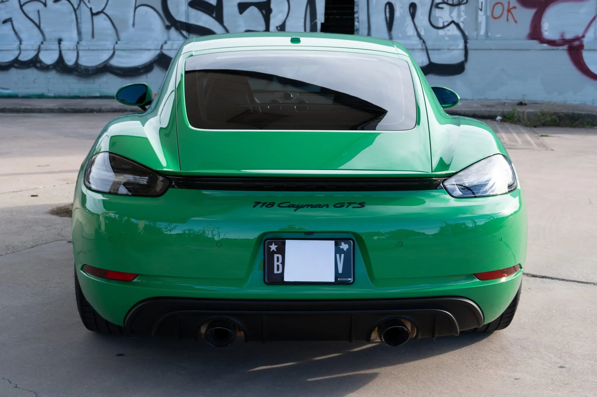 2023 Porsche 718 Cayman GTS 4.0 in Python Green