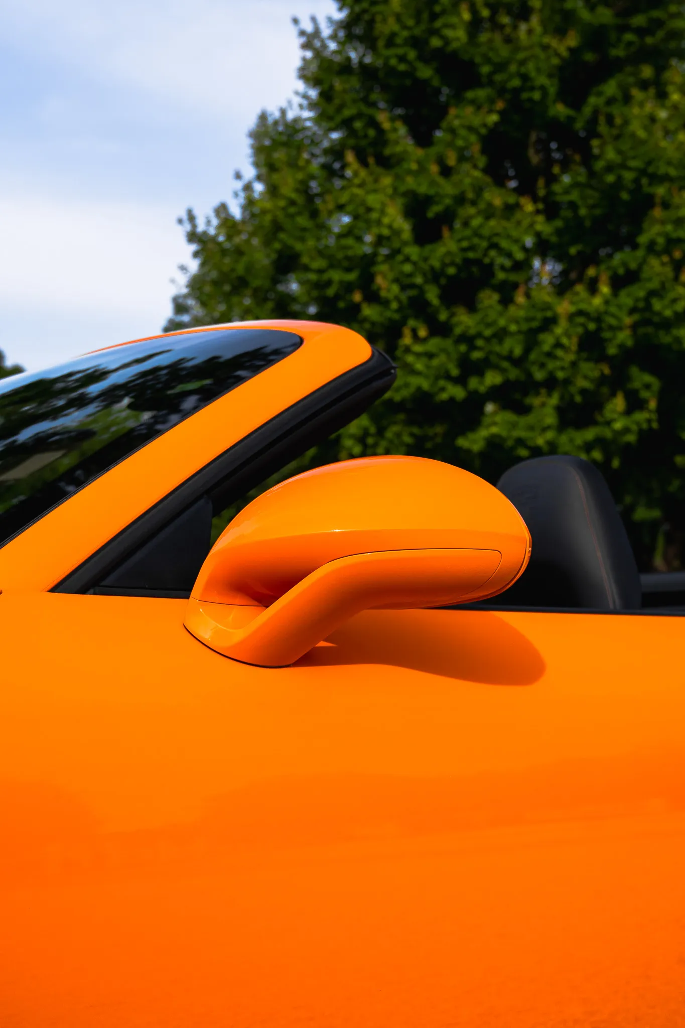 2014 Porsche 911 Turbo S Cabriolet in Pastel Orange