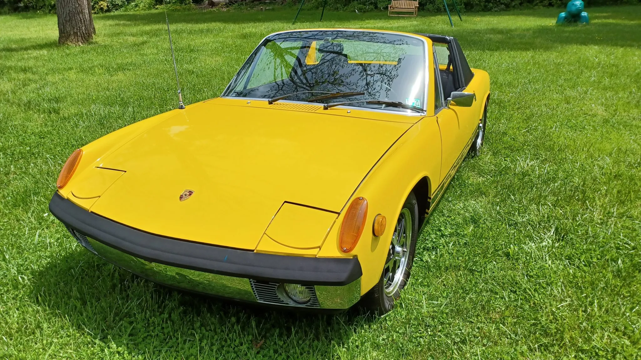 1971 Porsche 914 in Lemon Yellow