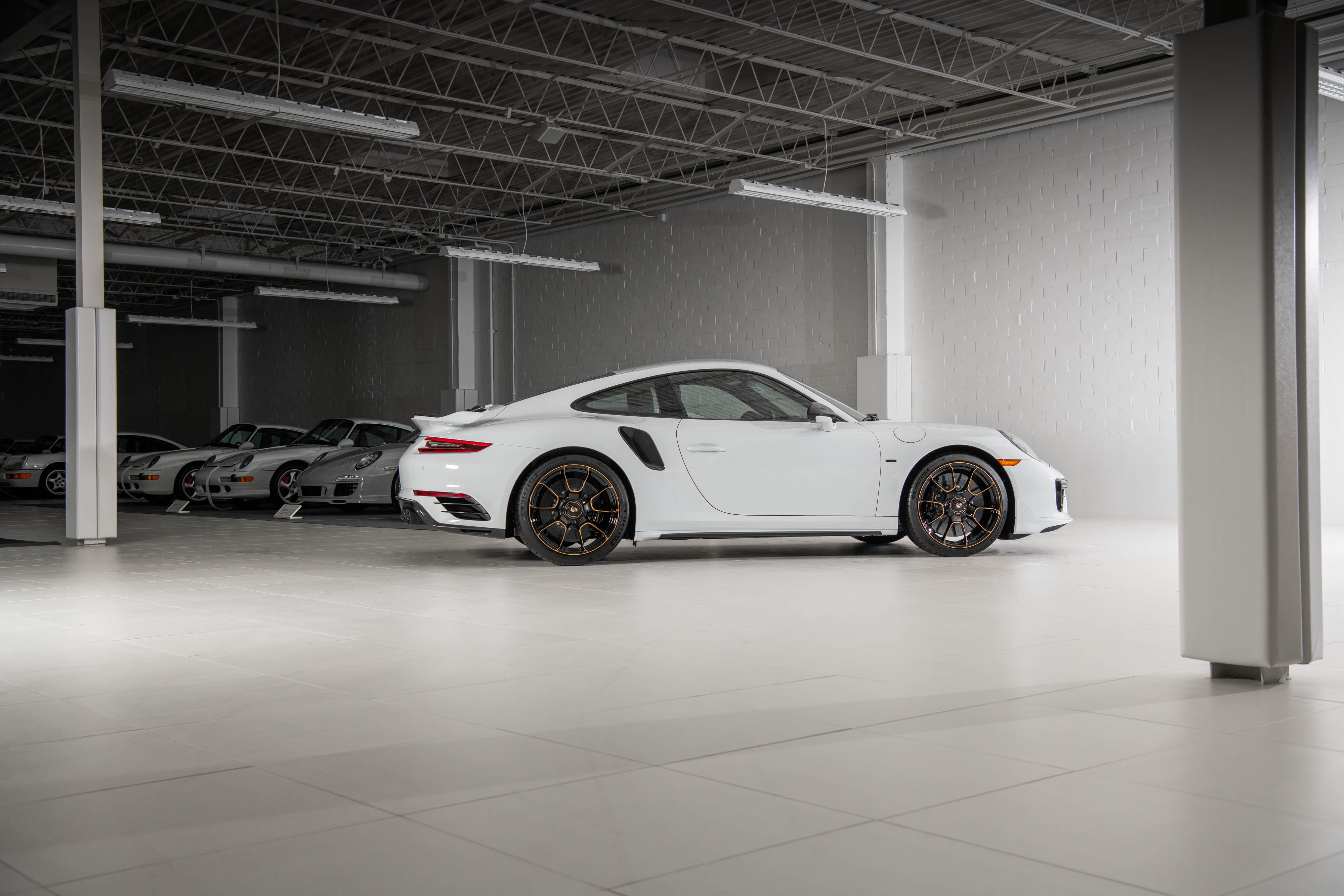 2018 Porsche 911 Turbo S Exclusive Series Coupe in Carrara White Metallic