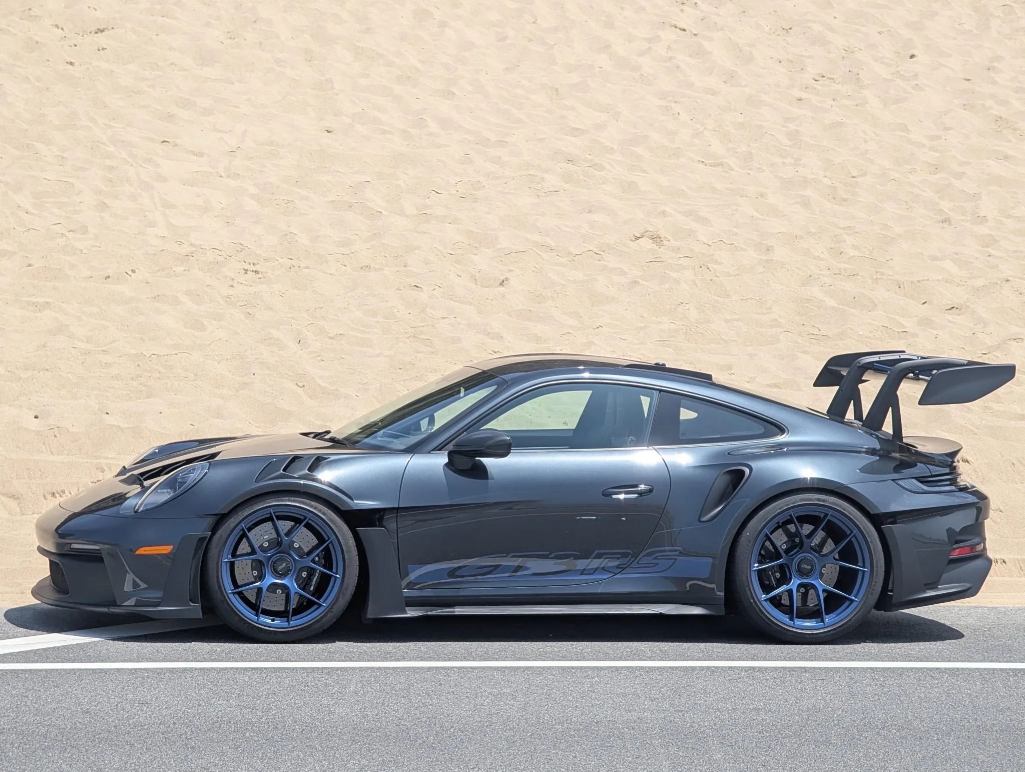 2024 Porsche 911 GT3 RS Weissach in Carbon Steel Grey Metallic