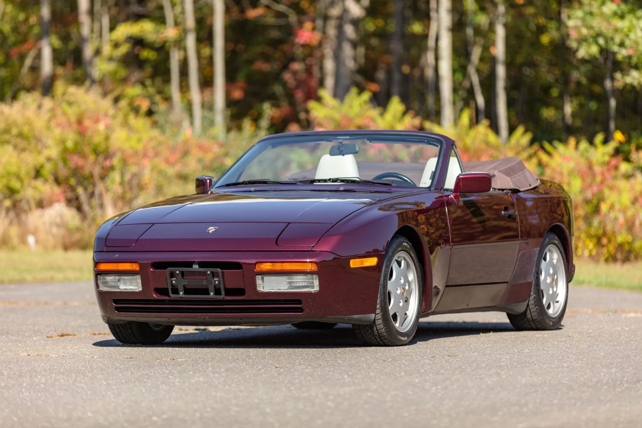 1990 Porsche 944 S2 Cabriolet in Cyclamen Red Pearl