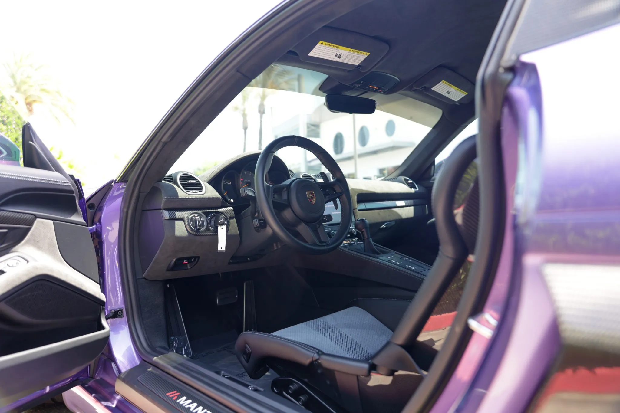 2023 Porsche 718 Cayman GT4 RS In Viola Purple Metallic