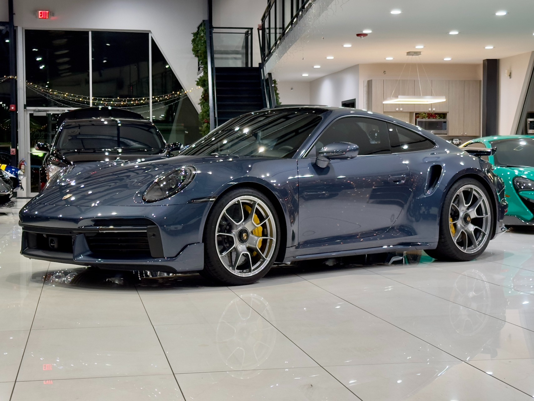 2022 Porsche 911 Turbo S Coupe in Yachting Blue Metallic 