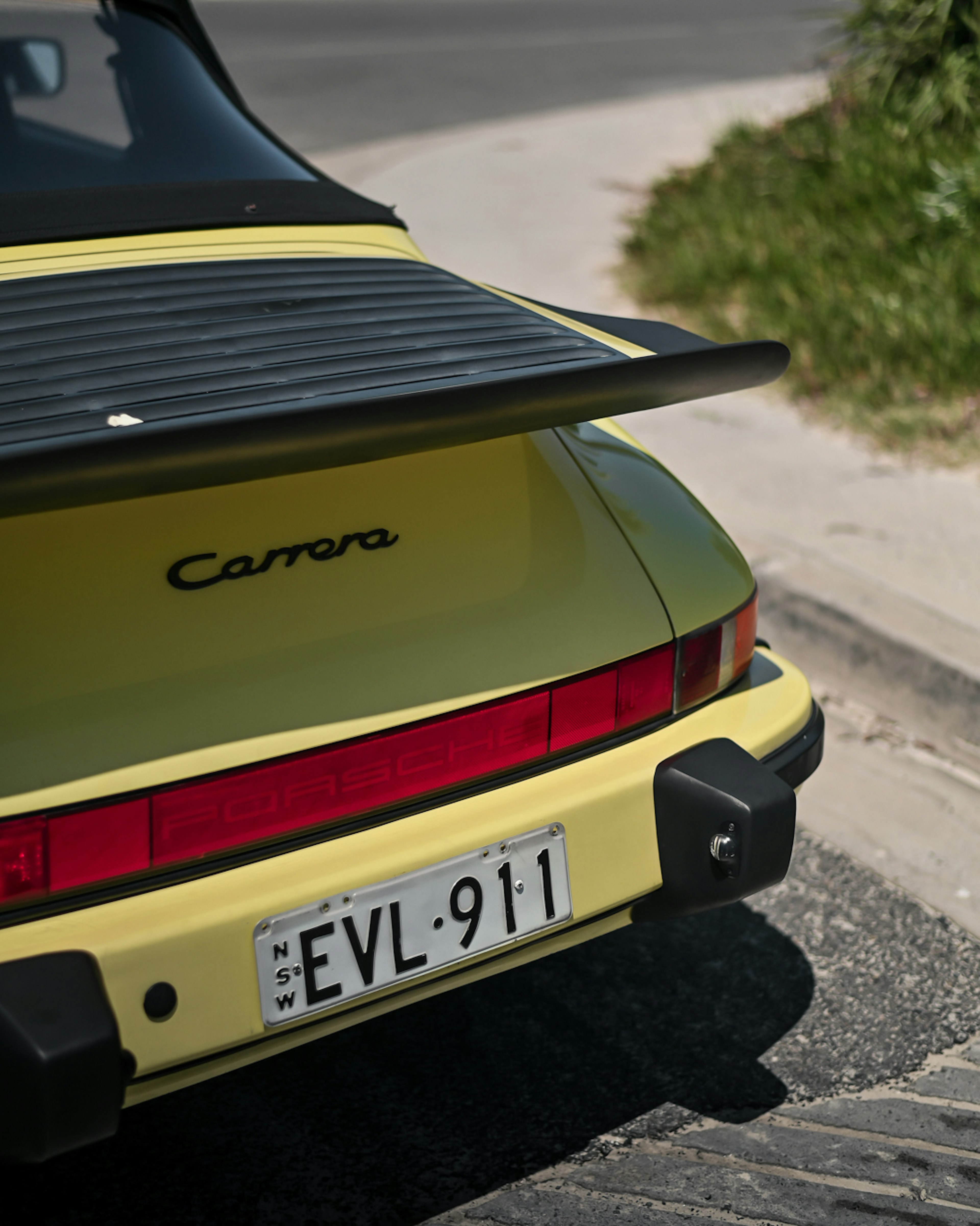 1987 Porsche 911 Carrera 3.2 Cabriolet in Summer Yellow