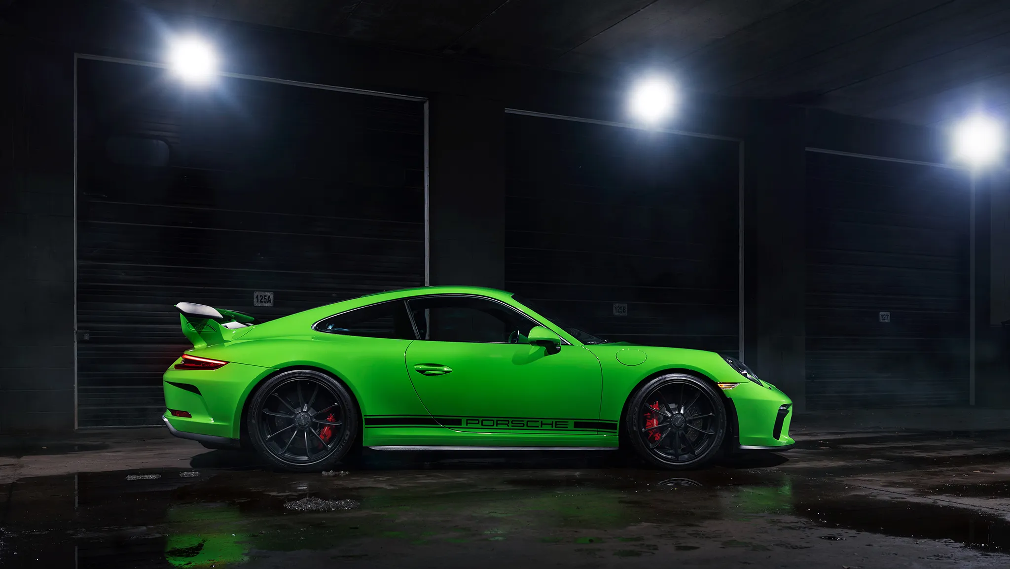 2018 Porsche 911 GT3 in Green Yellow