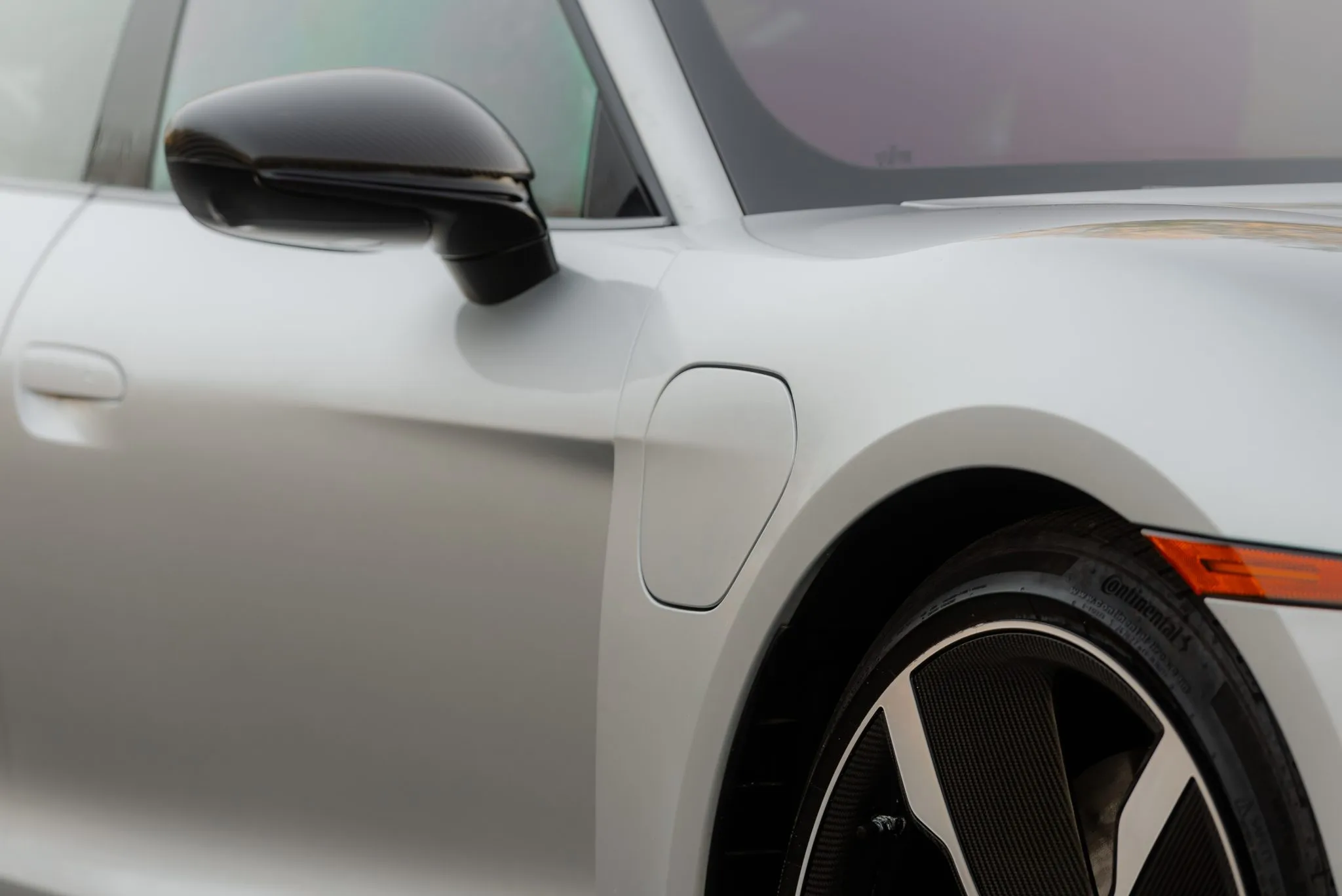 2020 Porsche Taycan Turbo in Dolomite Silver Metallic