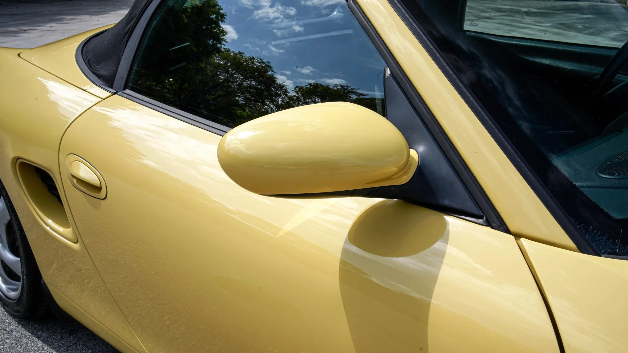 1999 Porsche Boxster in Pastel Yellow