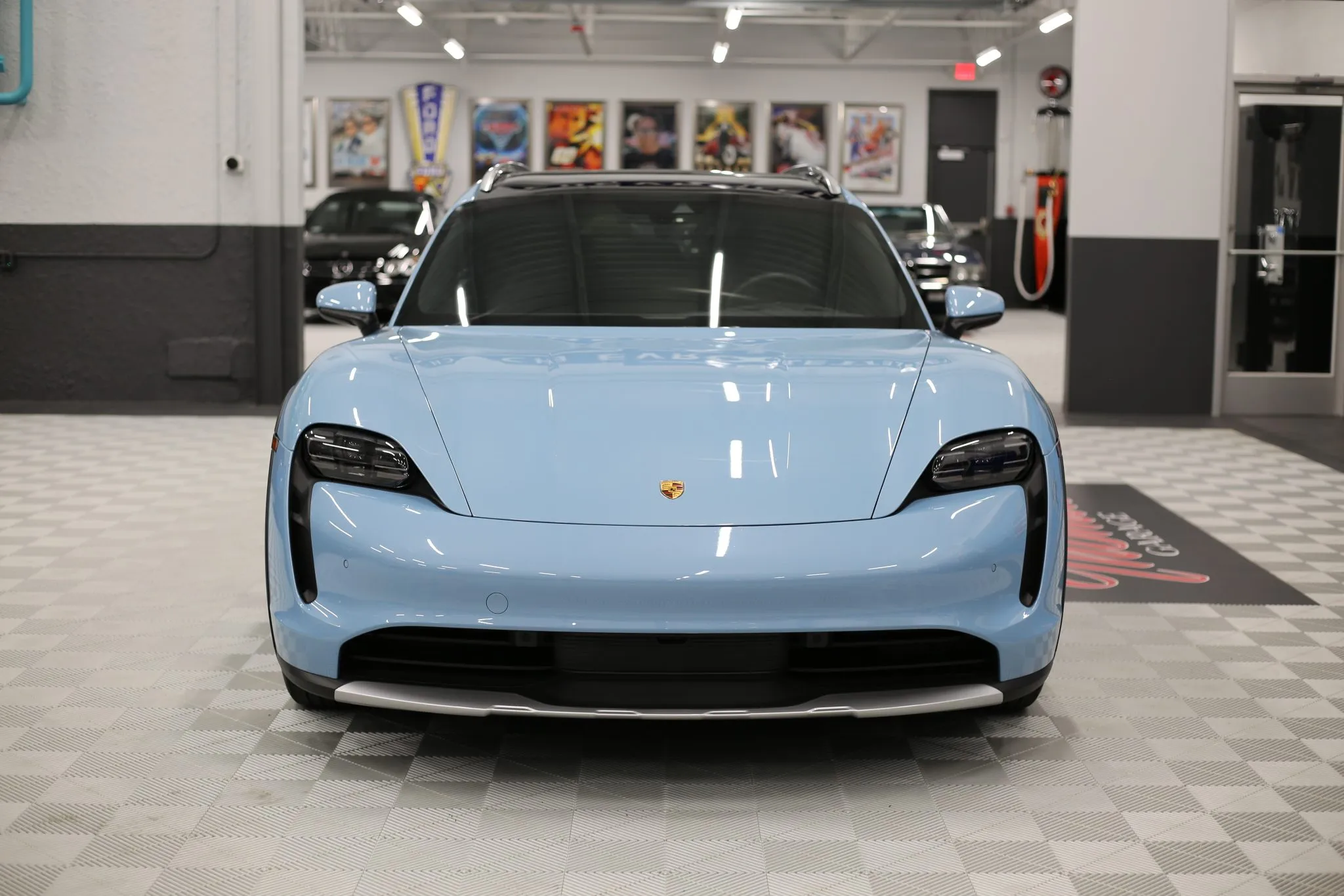 2022 Porsche Taycan 4 Cross Turismo in Frozen Blue Metallic