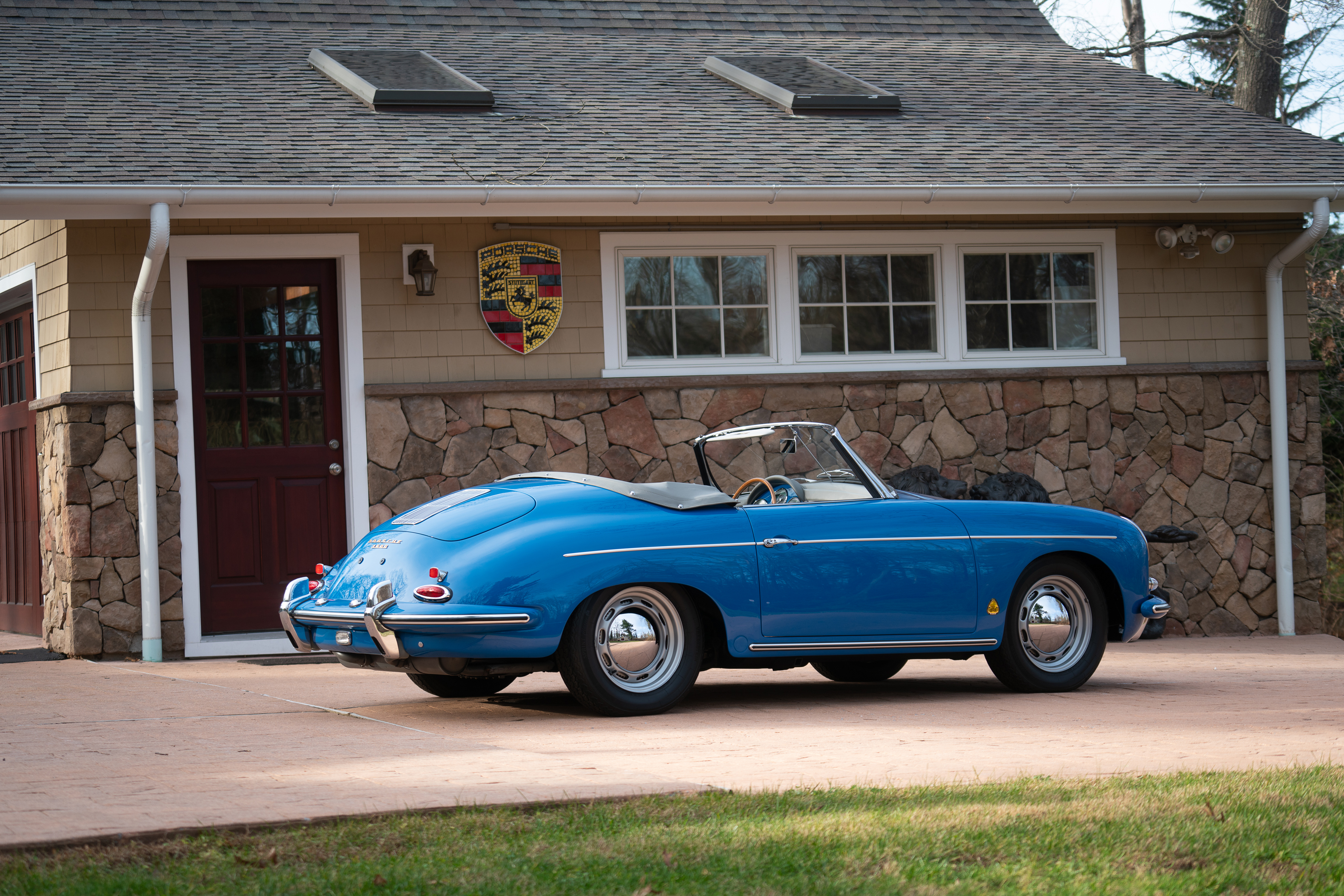 1960 Porsche 356 B 1600 Roadster by Drauz in Royal Blue