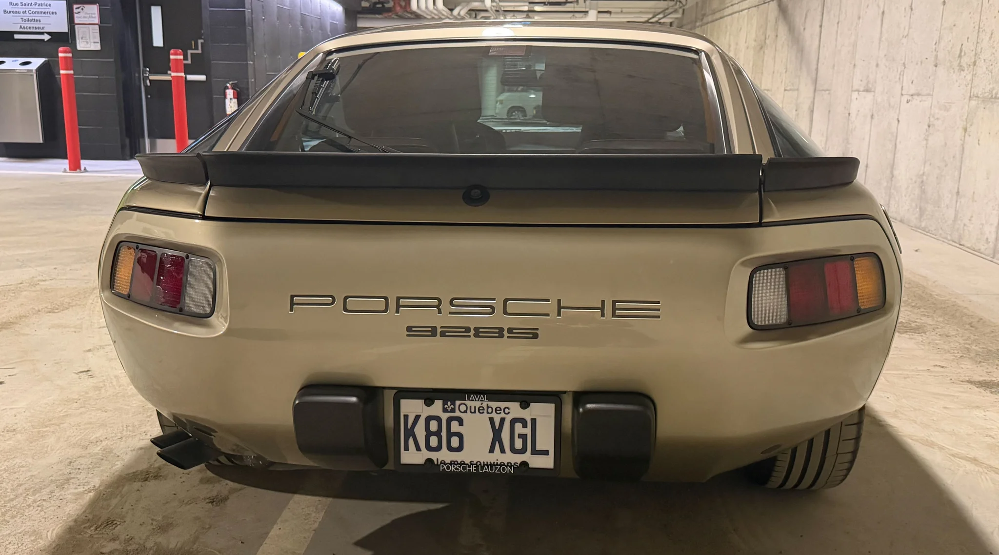 1986.5 Porsche 928 S in White Gold Metallic