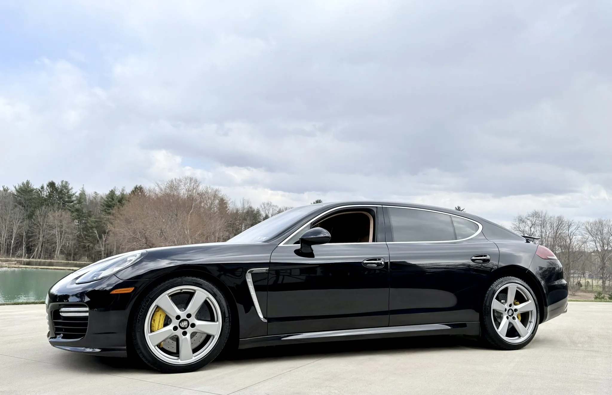 2014 Porsche Panamera Turbo S Executive in Basalt Black Metallic