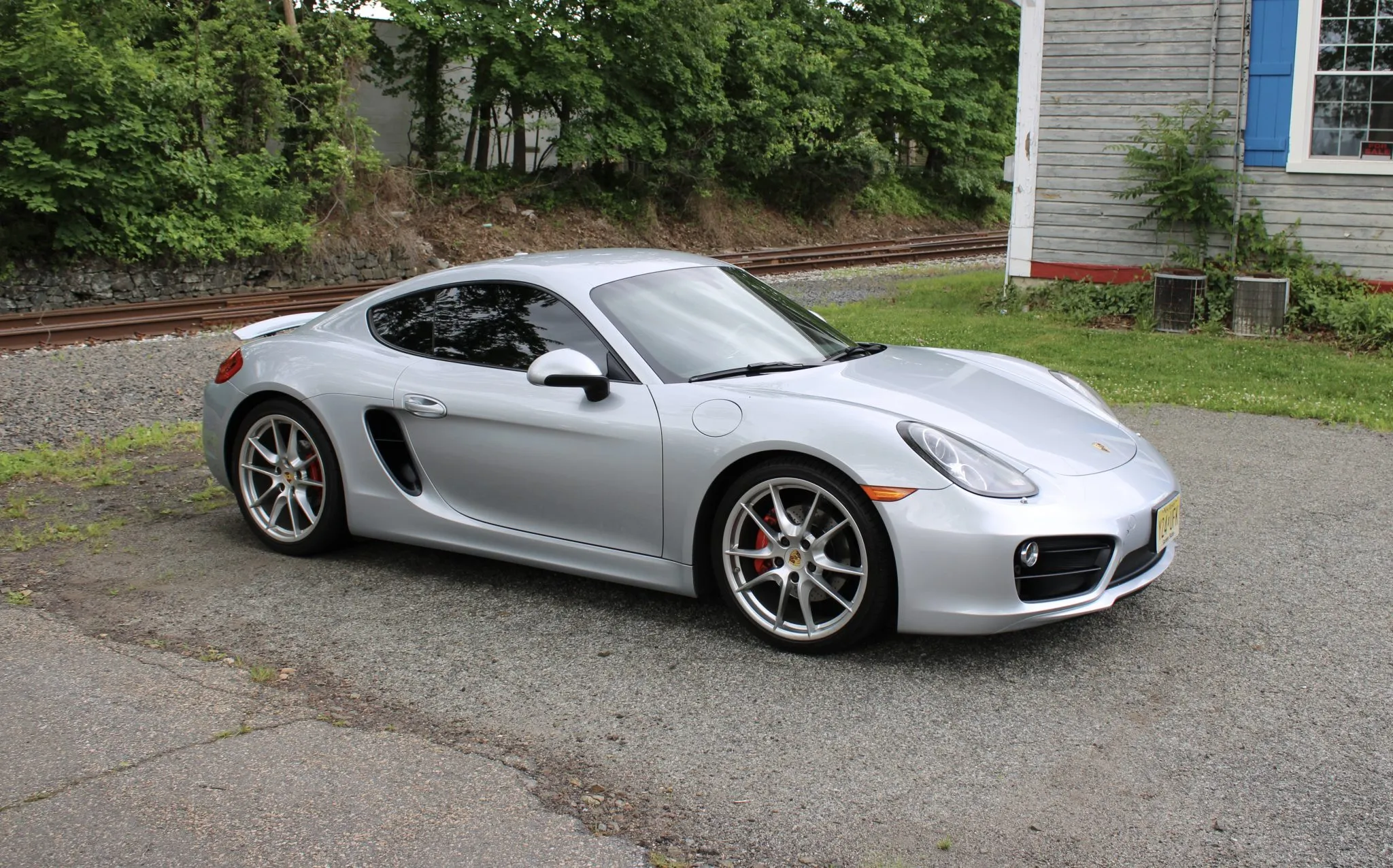2014 Porsche Cayman S in Rhodium Silver Metallic