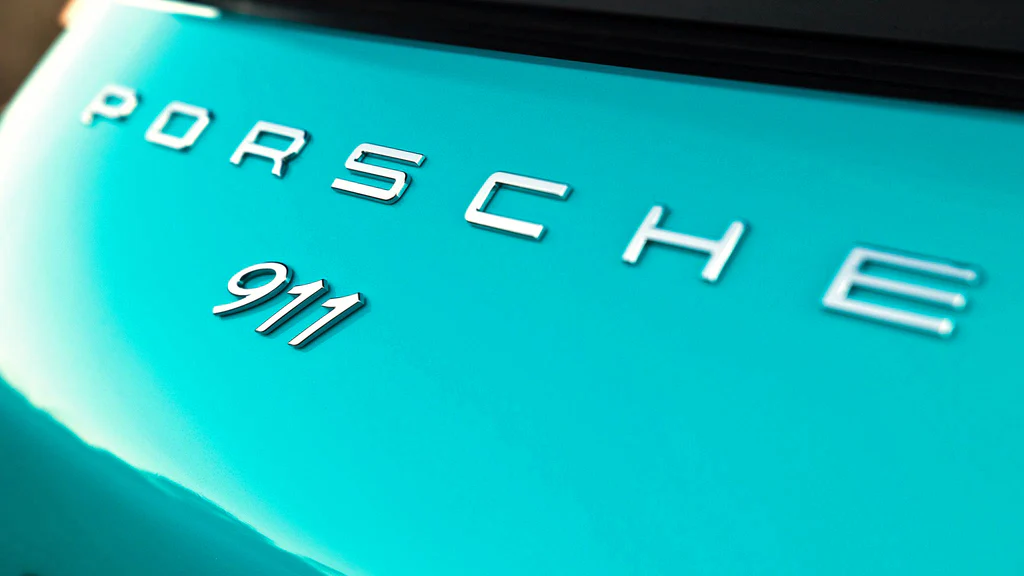 Porsche 911 In Turquoise