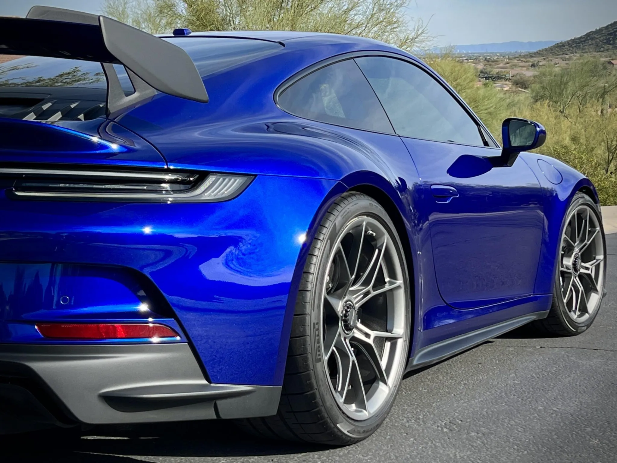 2022 Porsche 911 GT3 in San Marino Blue