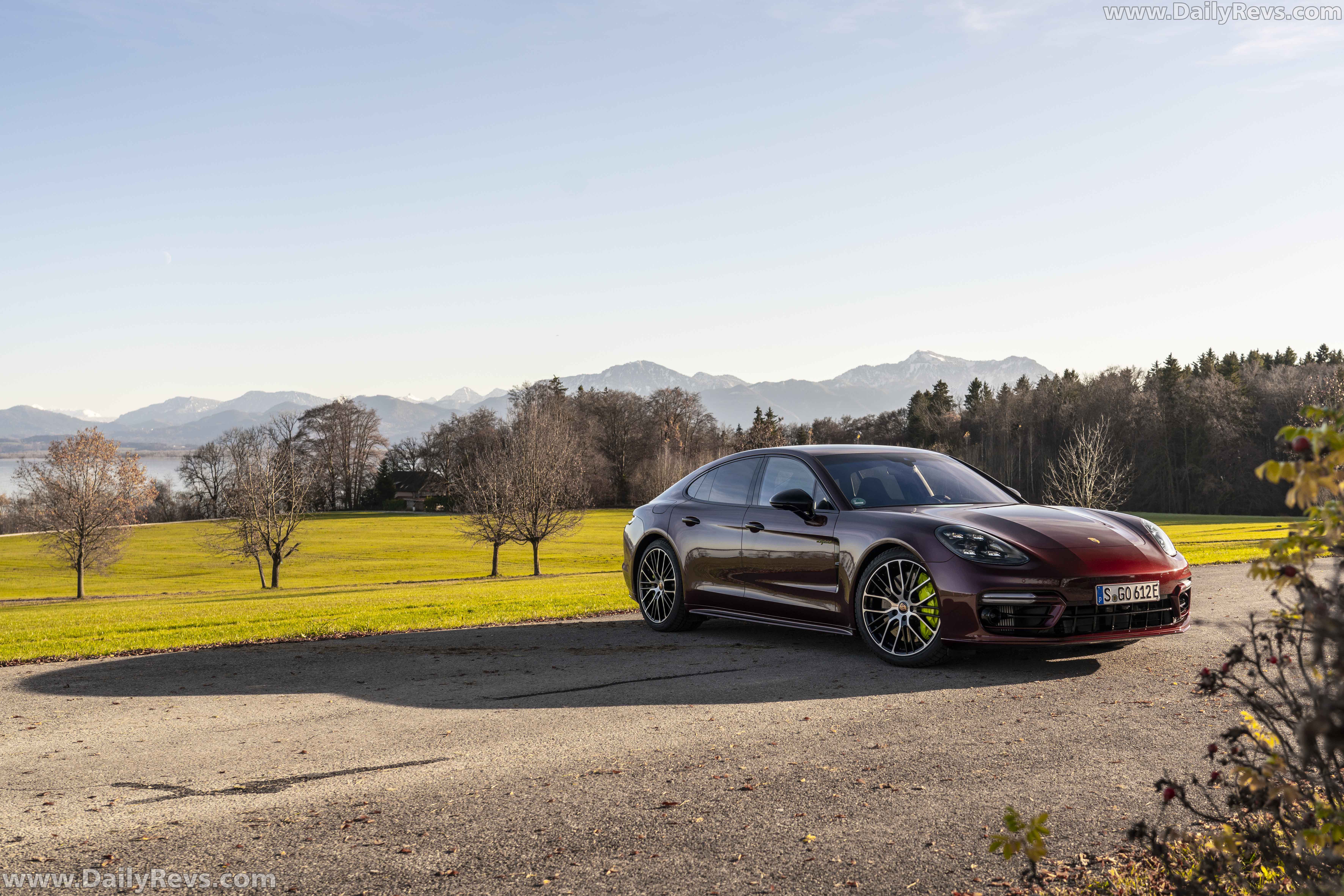 2021 Porsche Panamera 4 E-Hybrid in Cherry Metallic